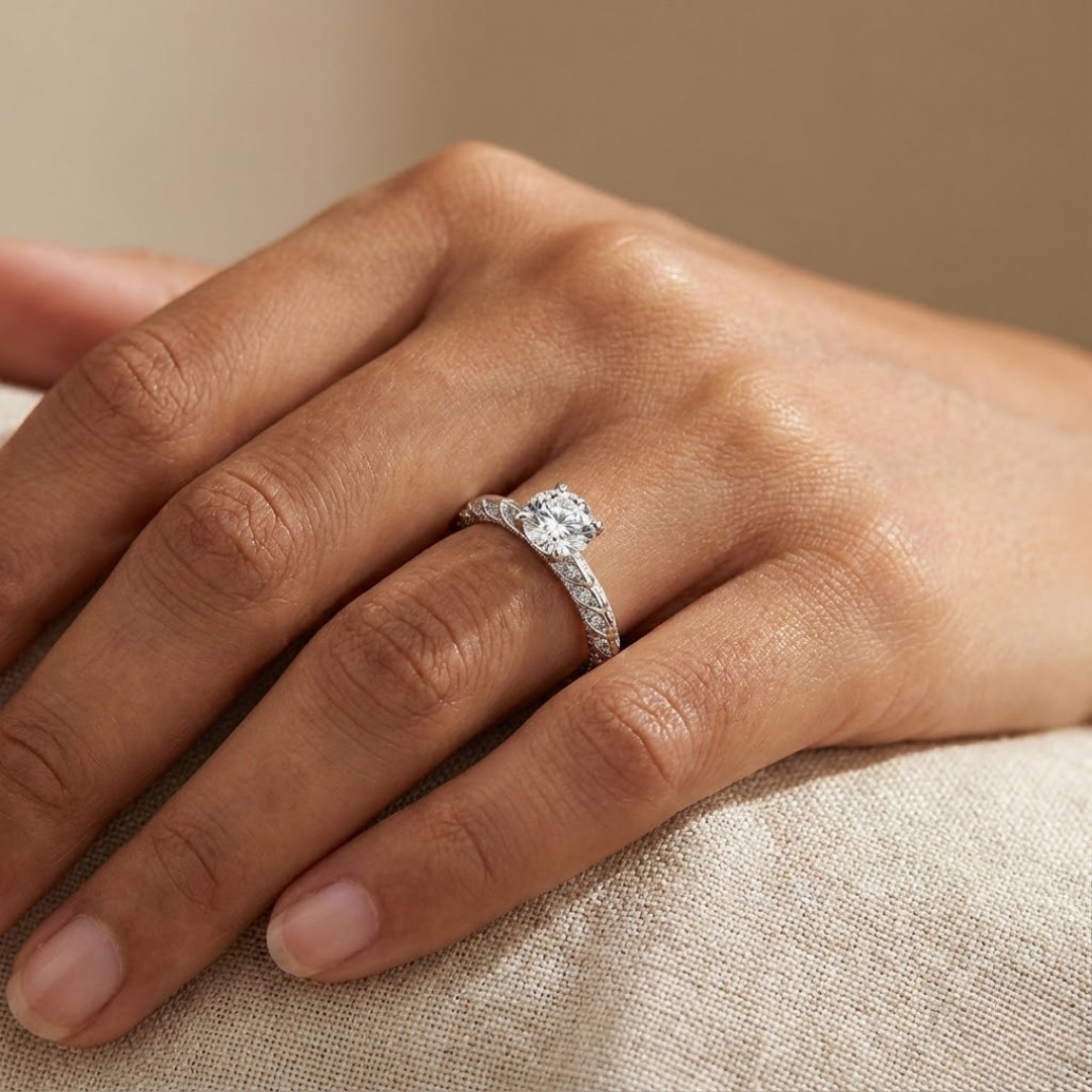 Sumaya Moissanite Ring