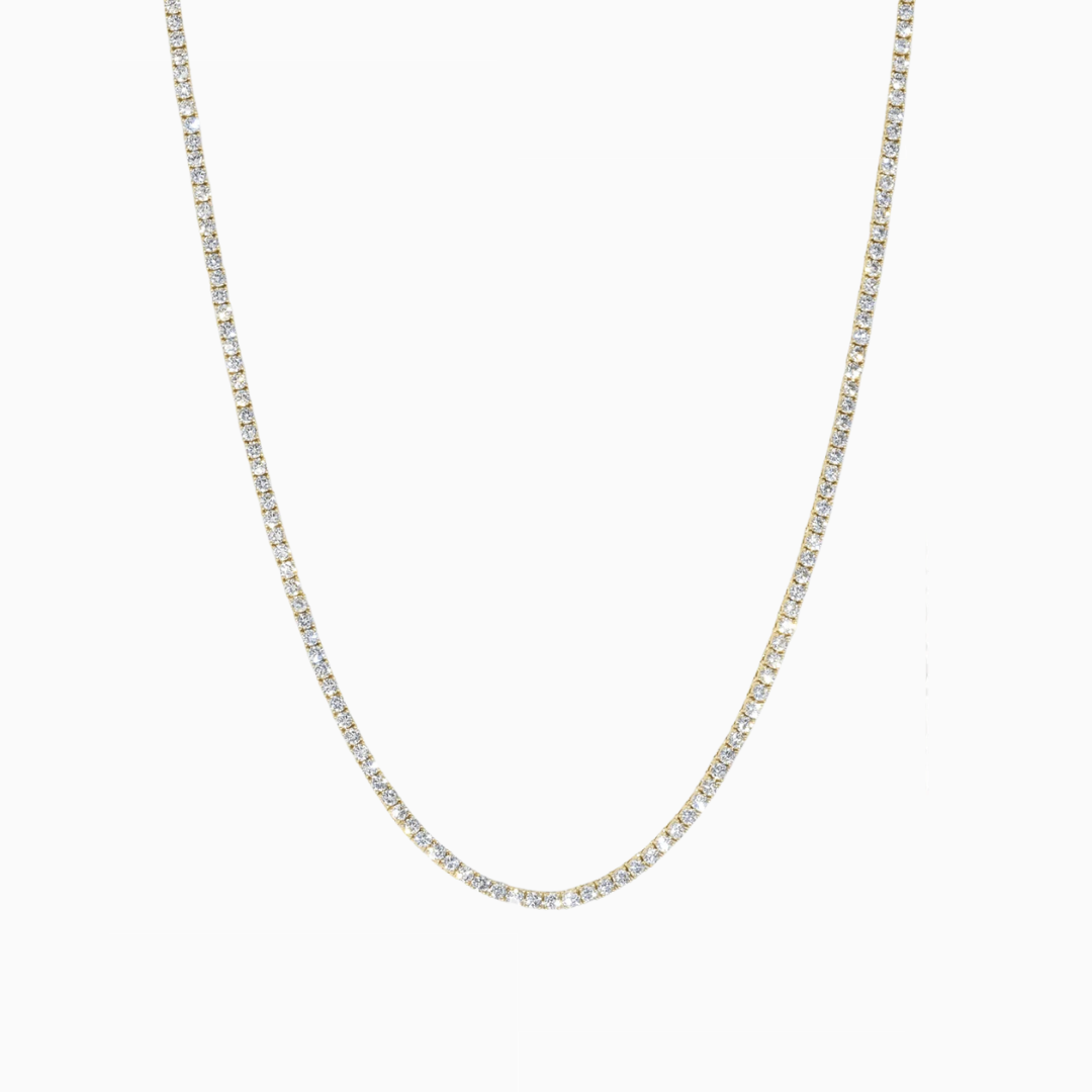 Moissanite Tennis Necklace - 3mm