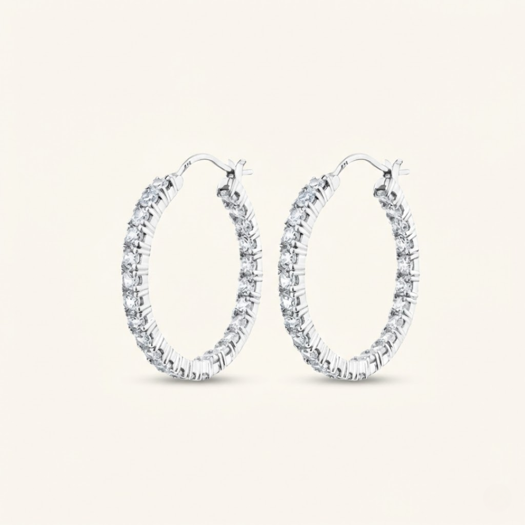 Bushra Moissanite Earrings
