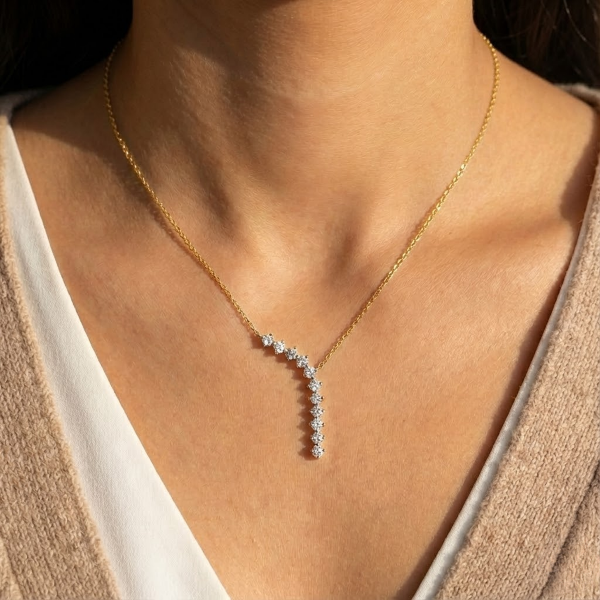 Maysa Moissanite Necklace