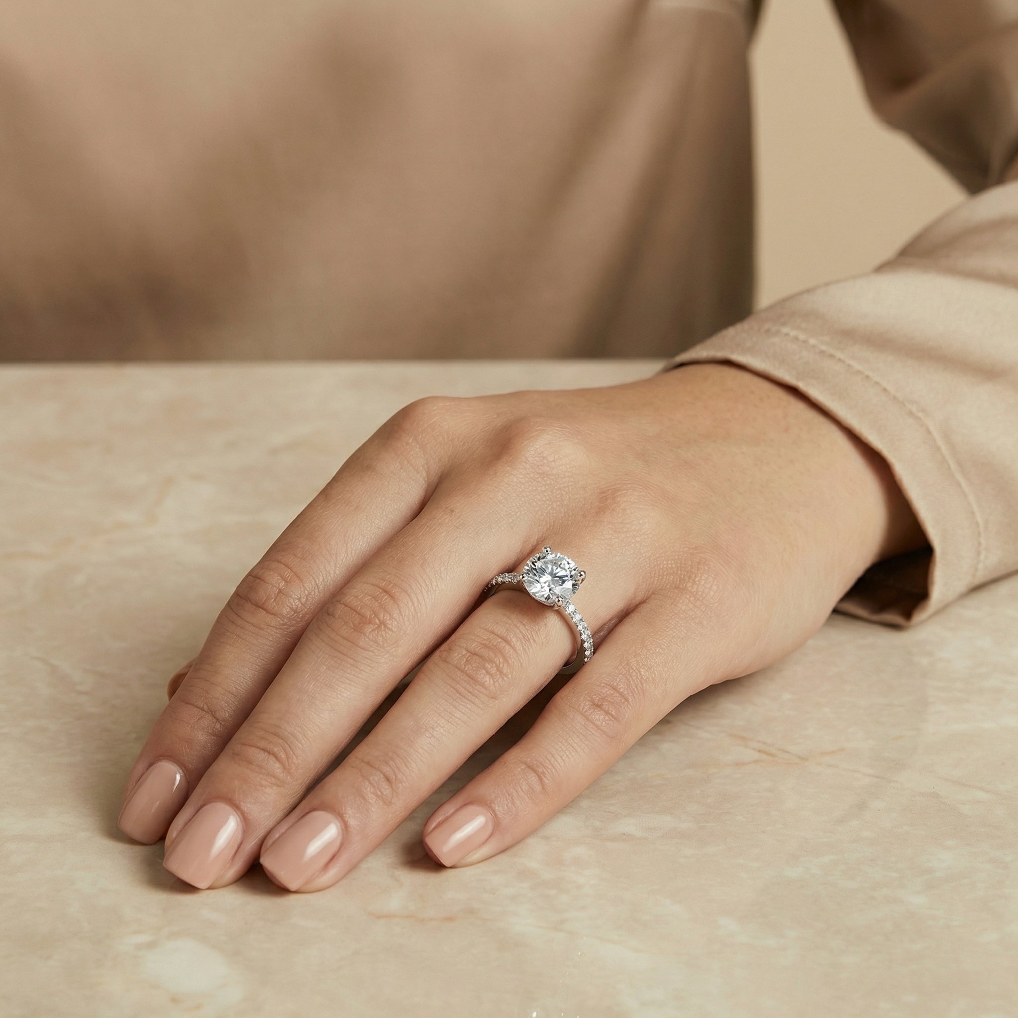 Raneem Moissanite Ring