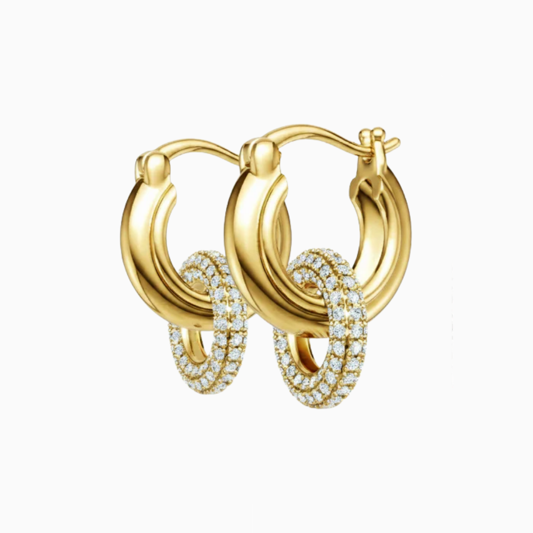 Leila Moissanite Earrings