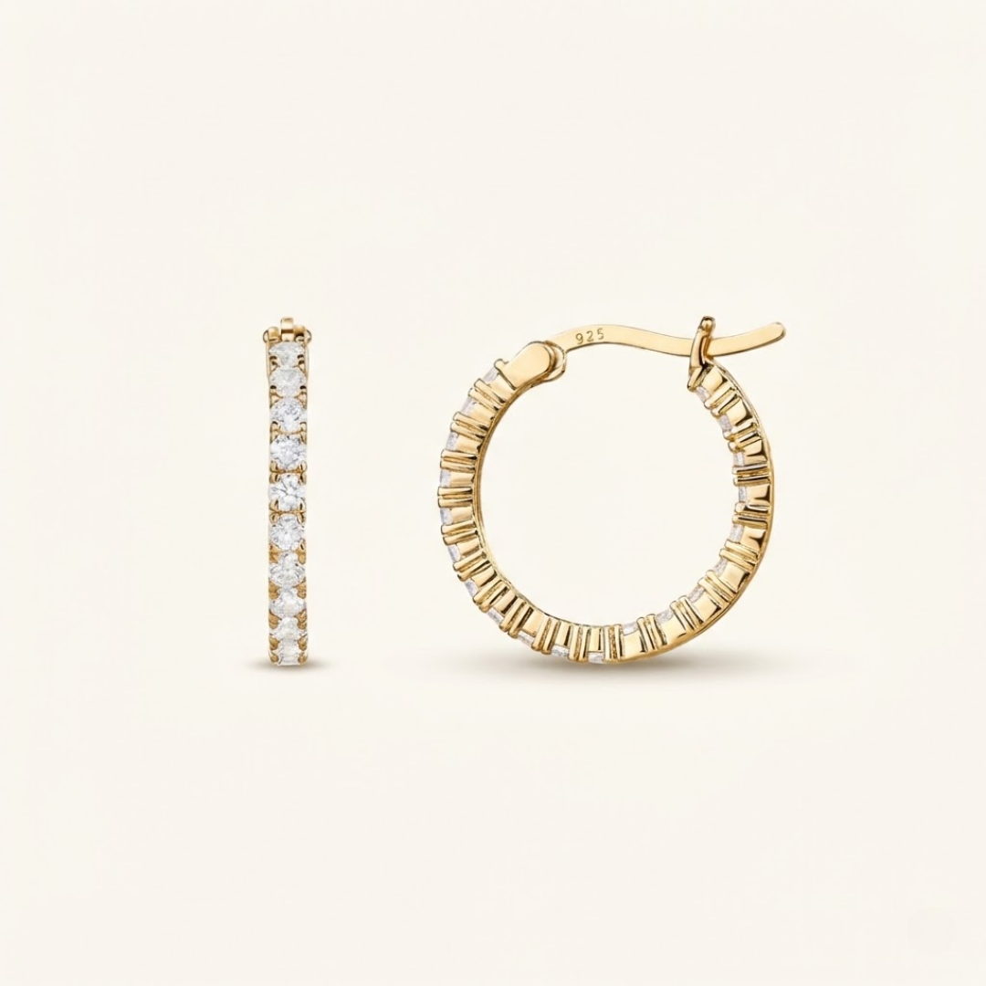 Bushra Moissanite Earrings