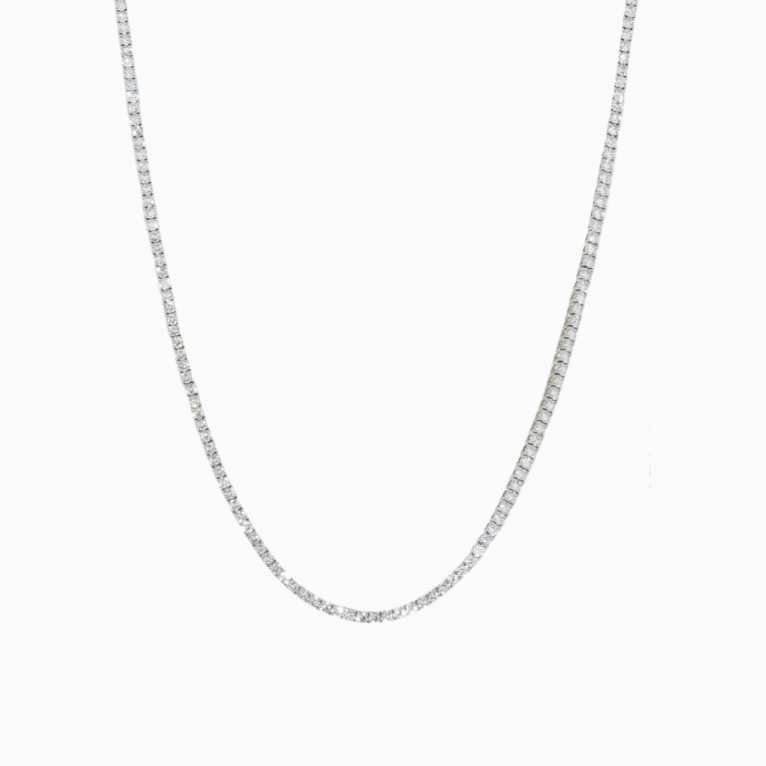 Moissanite Tennis Necklace - 3mm