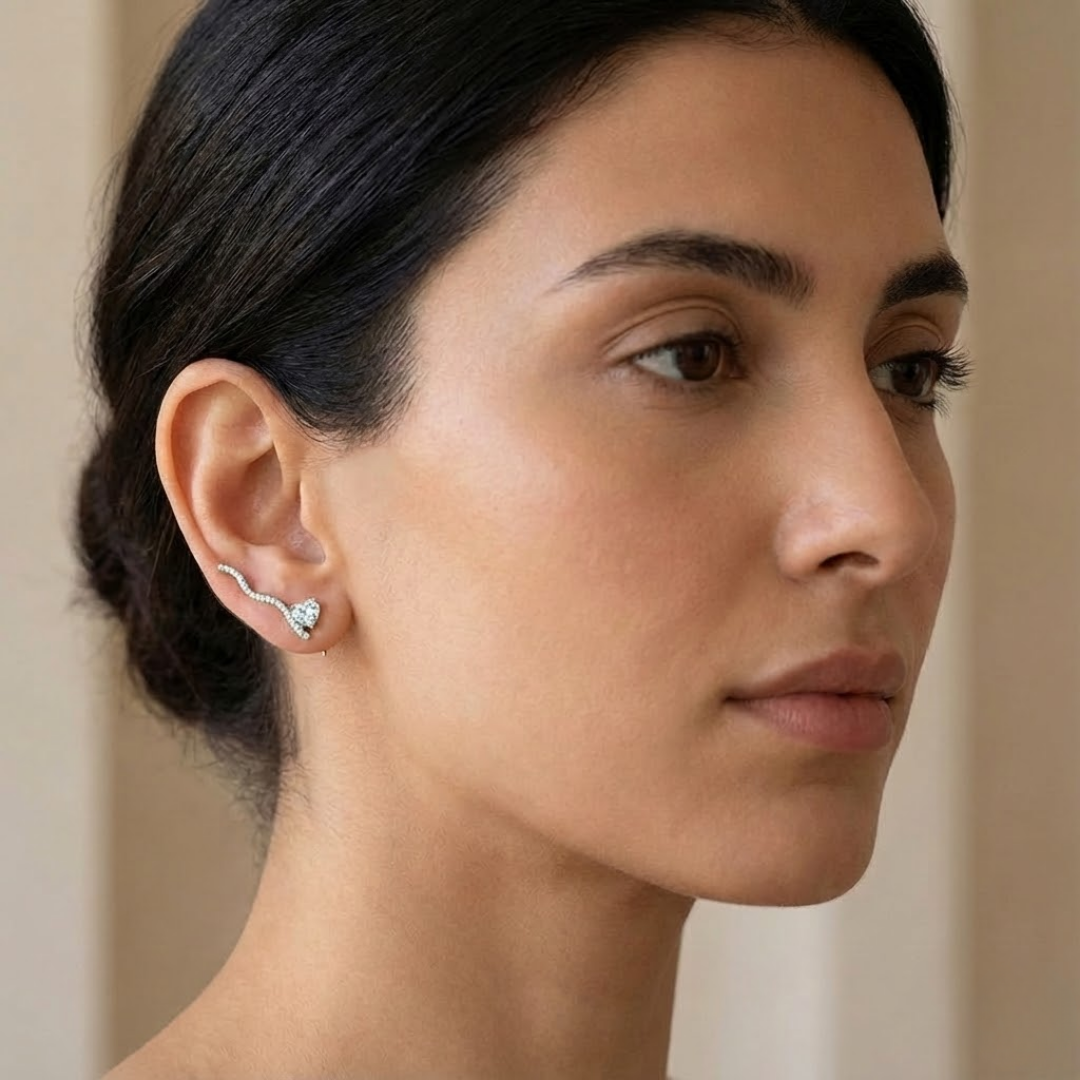 Maha Moissanite Earrings