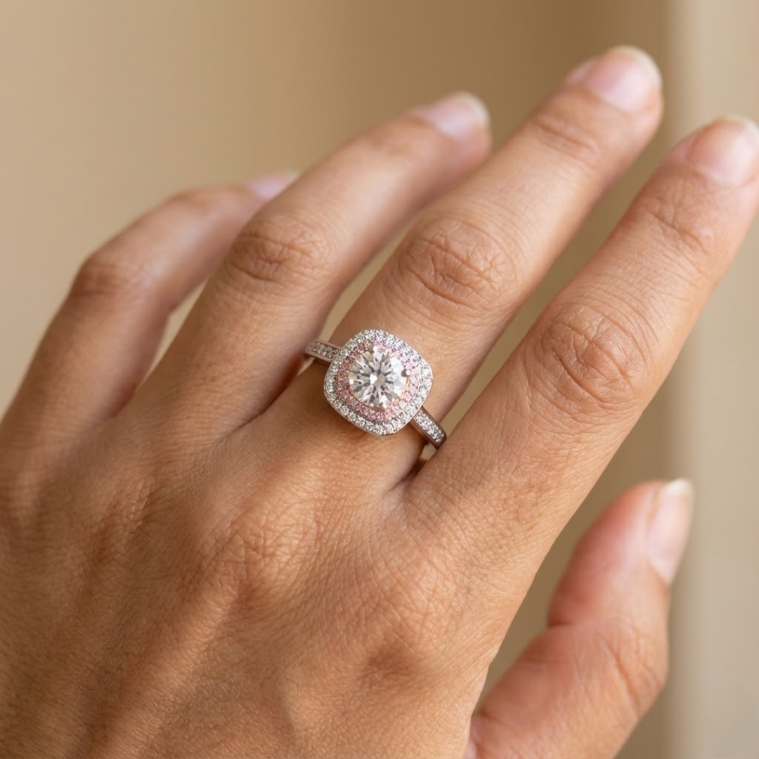 Haya Moissanite Ring