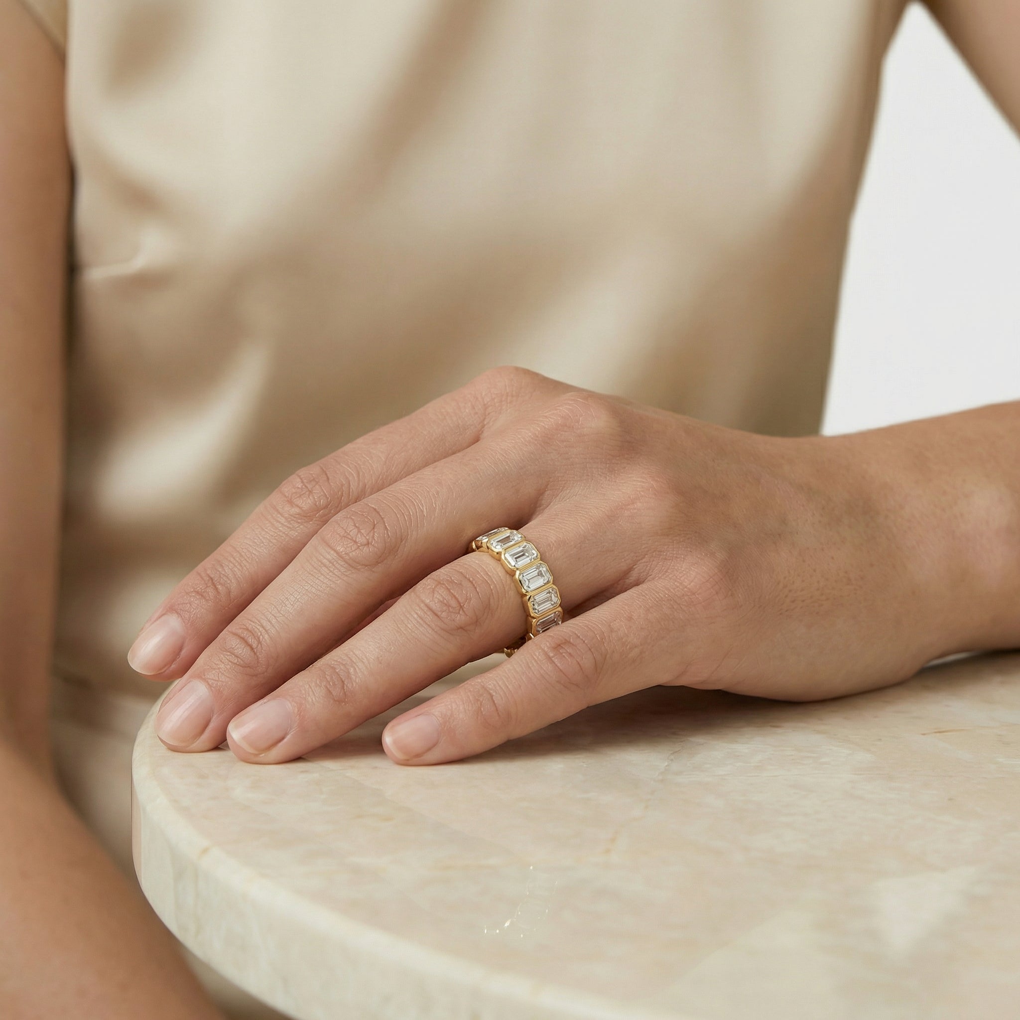 Nourah Moissanite Ring