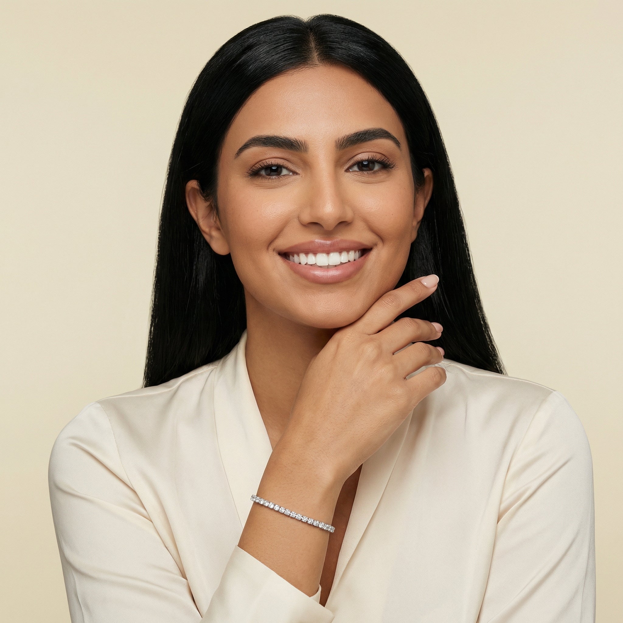 Moissanite Tennis Bracelet - 2mm