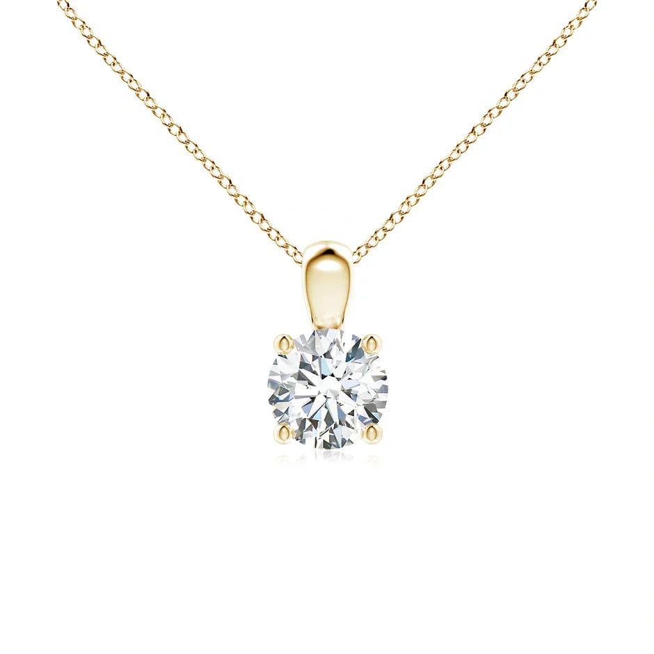 1CT قلادة سوليتير