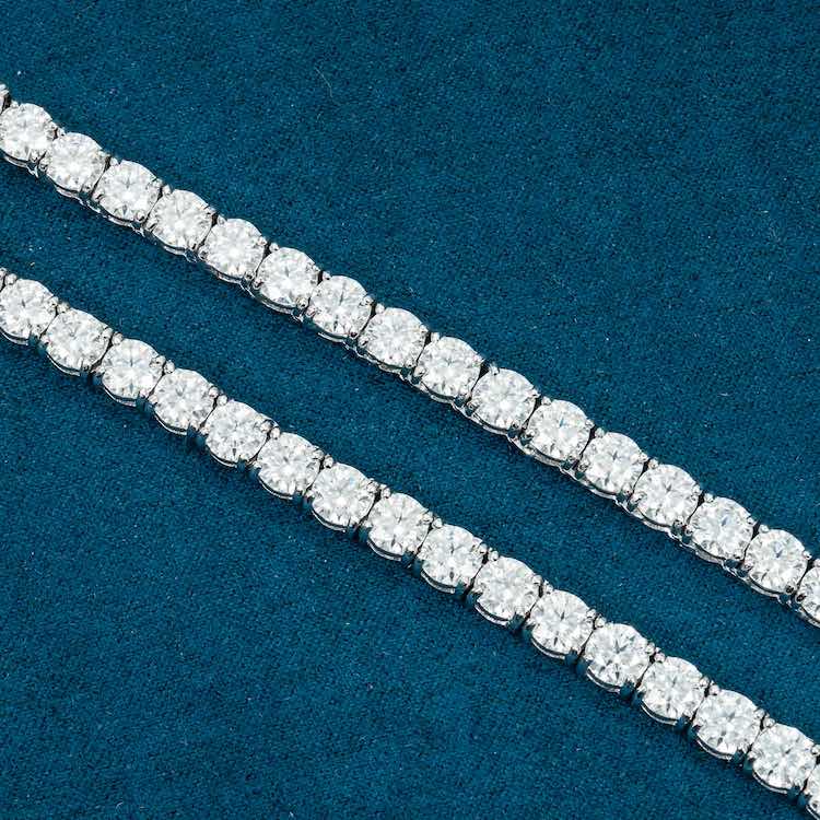 Moissanite Tennis Necklace - 5mm