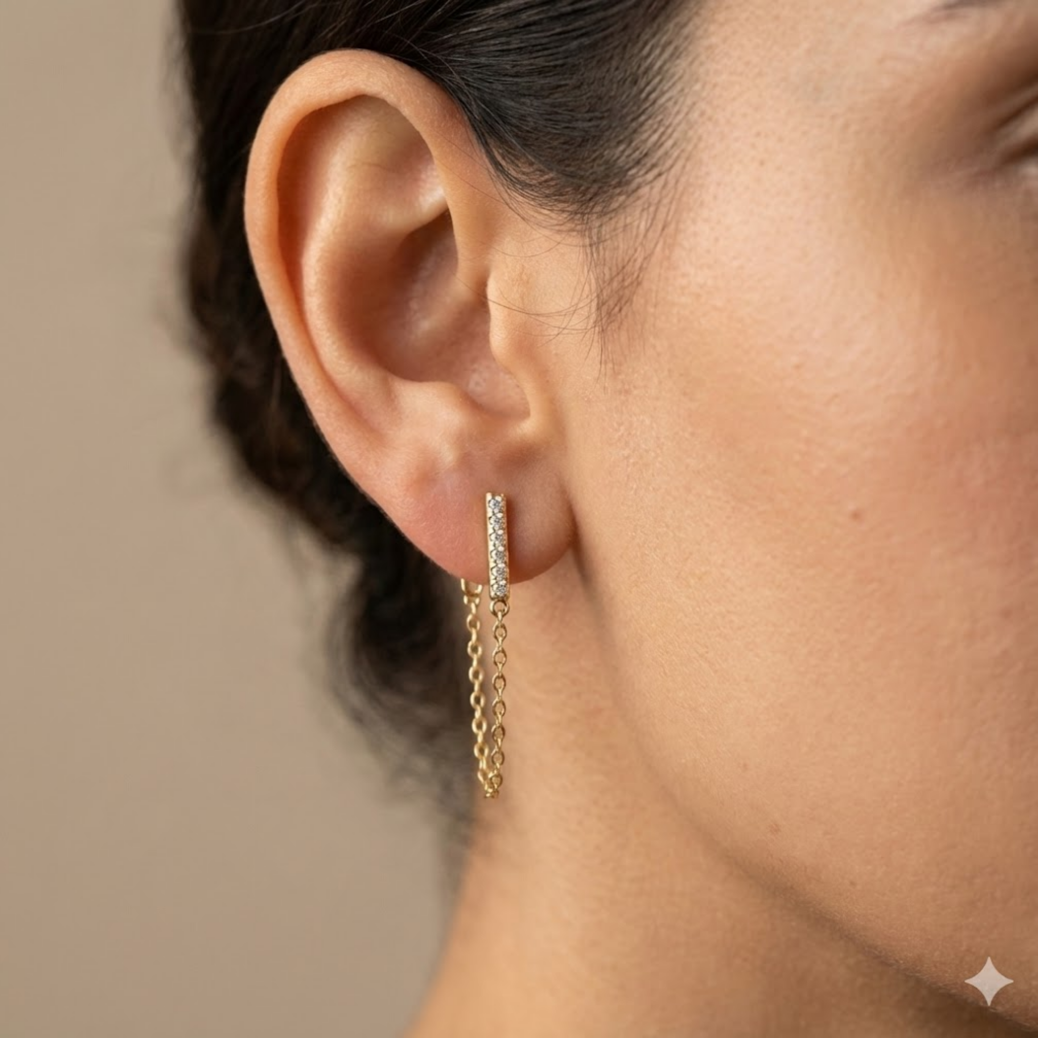 Sakeena Moissanite Earrings