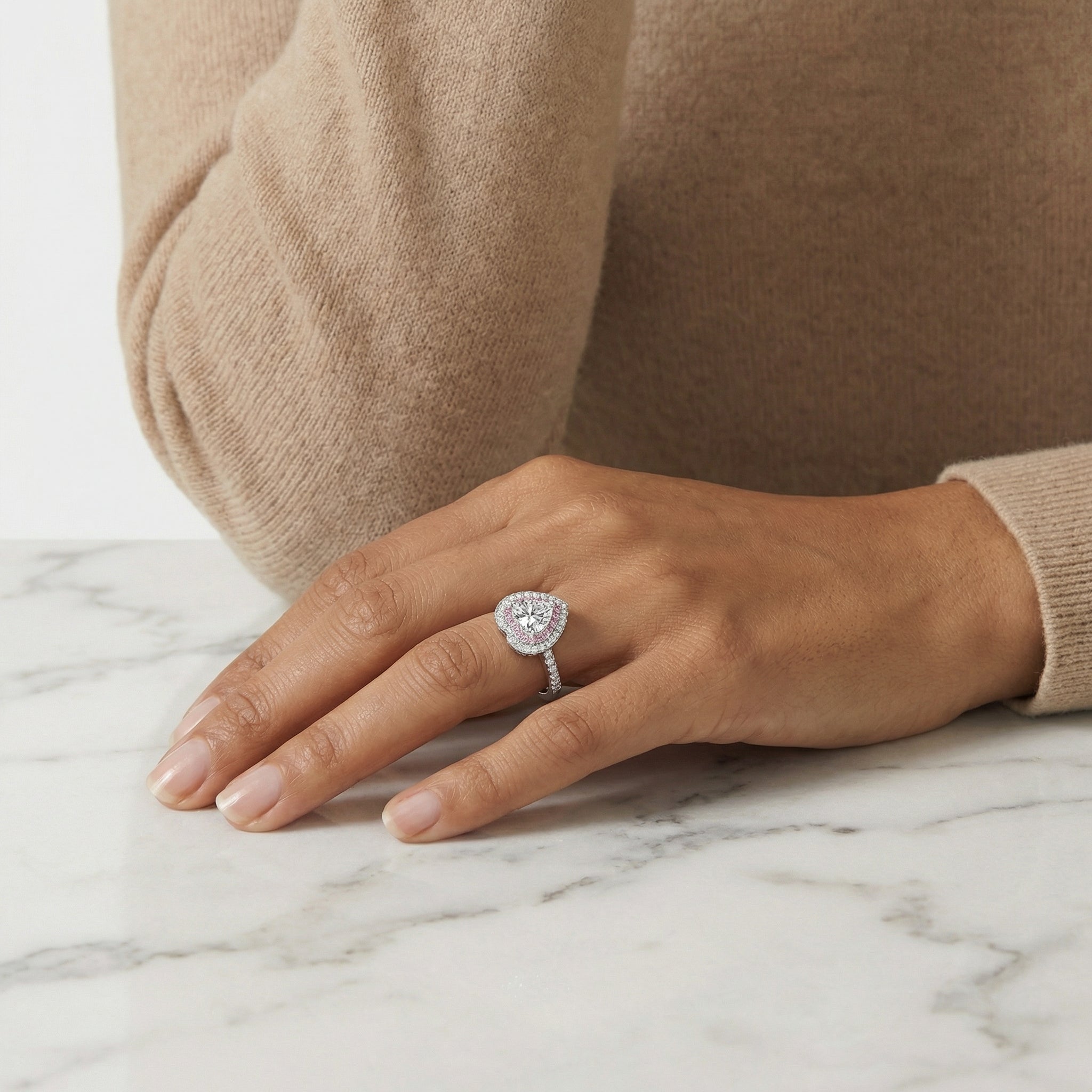 Aaliyah Moissanite Ring