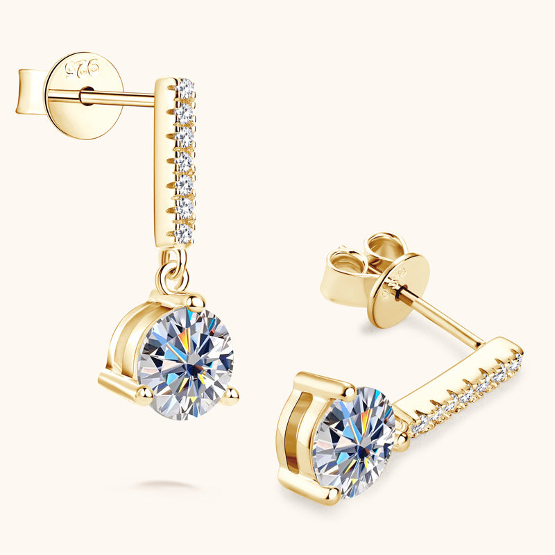 Kanza Moissanite Earrings