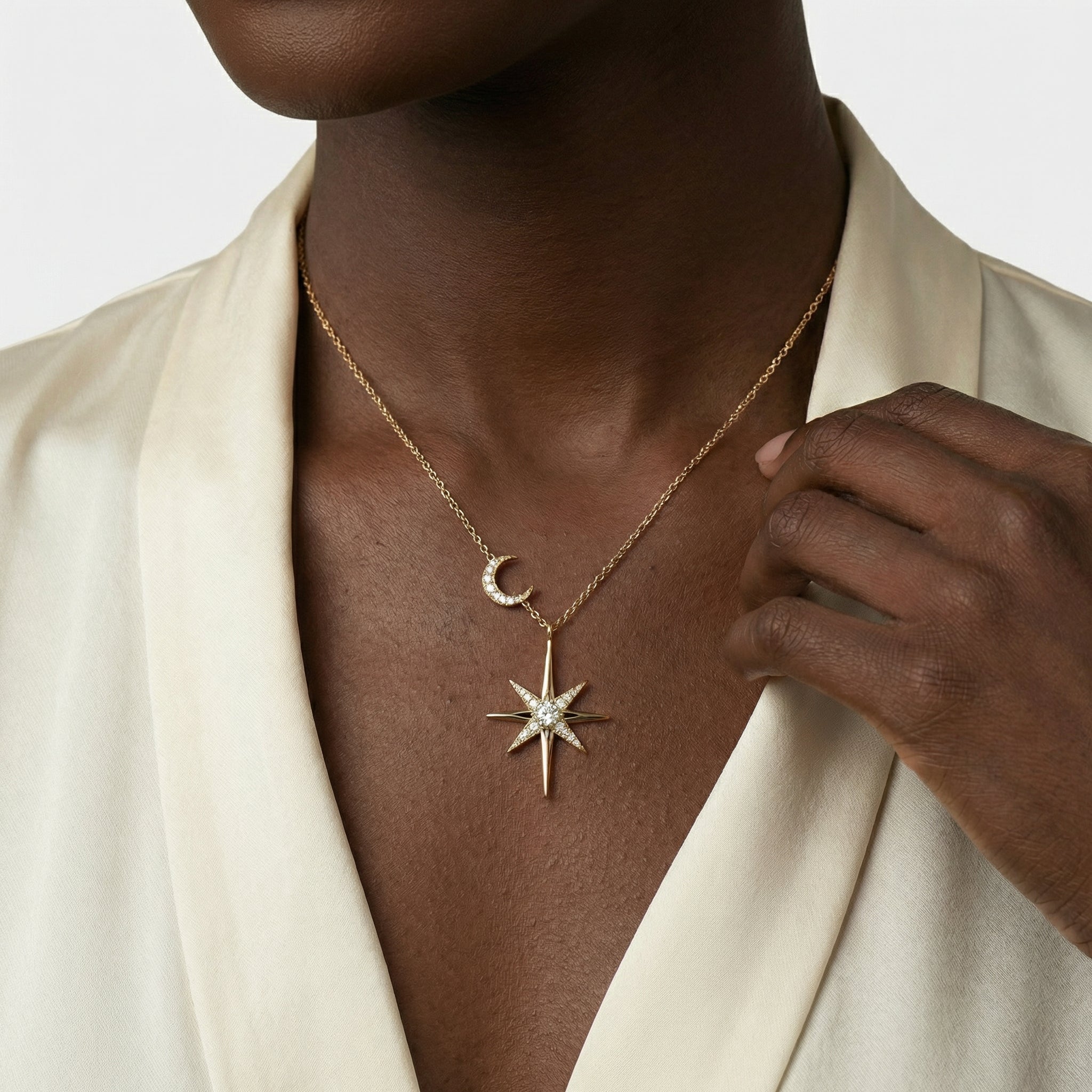Aseera Moissanite Necklace