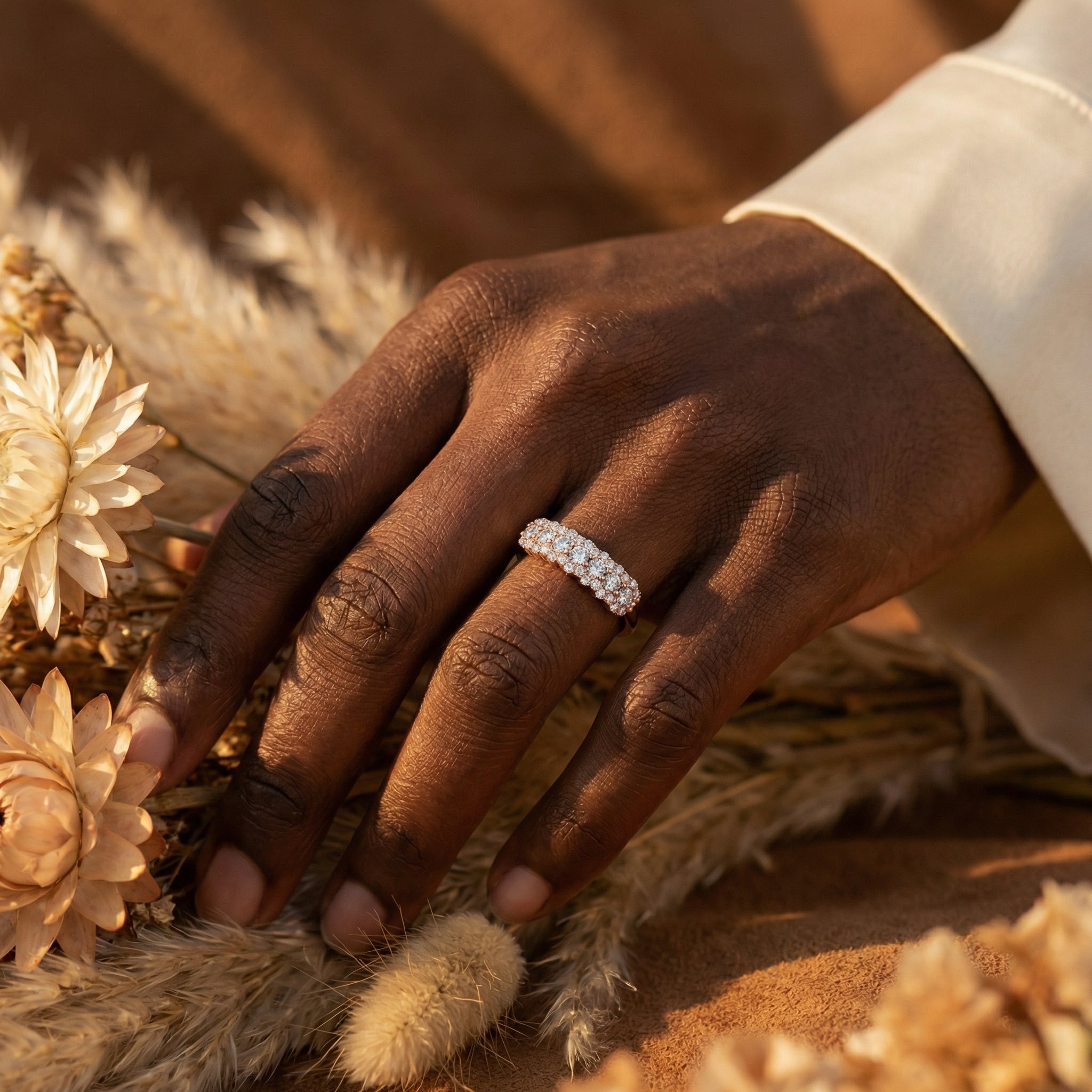 Safa Moissanite Ring