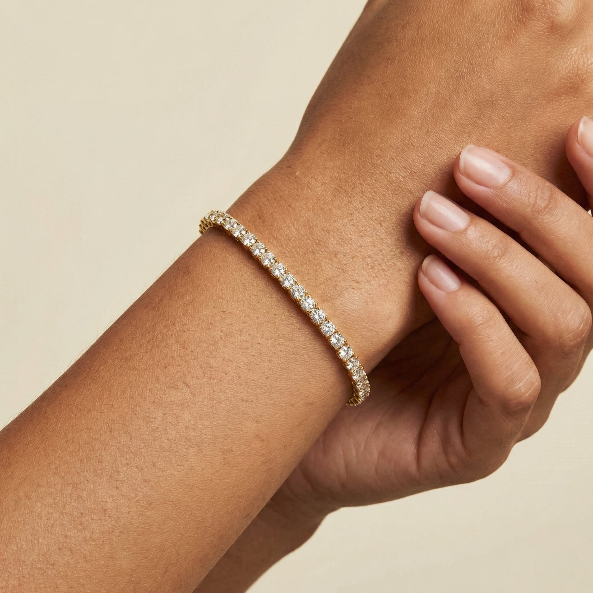 Moissanite Tennis Bracelet - 2mm