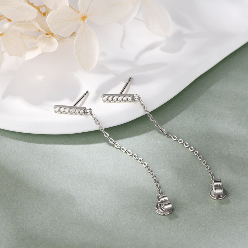 Sakeena Moissanite Earrings