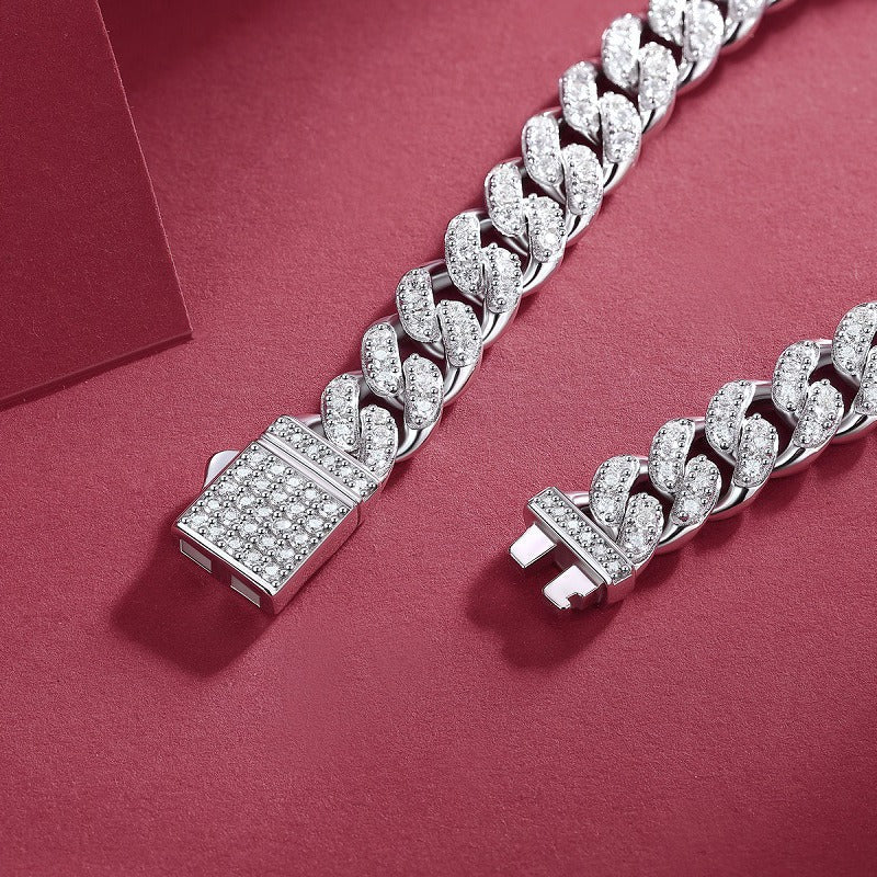 Sawsan Moissanite Cuban Bracelet