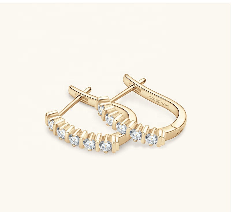 Rawya Moissanite Earrings