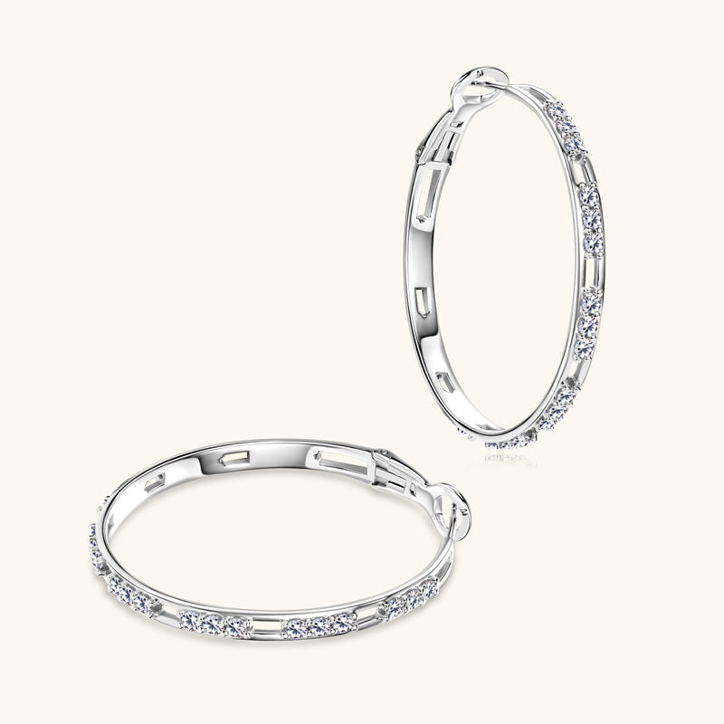 أقراط أزرا من المويسانايت