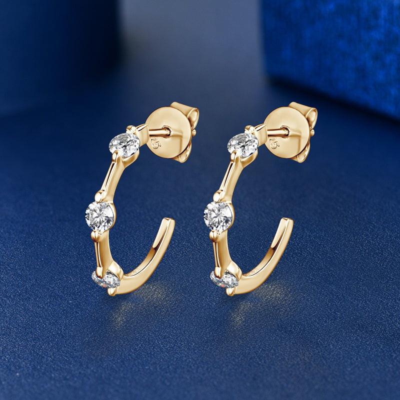 Naya Moissanite Earrings