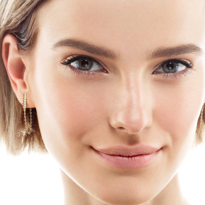 Sakeena Moissanite Earrings