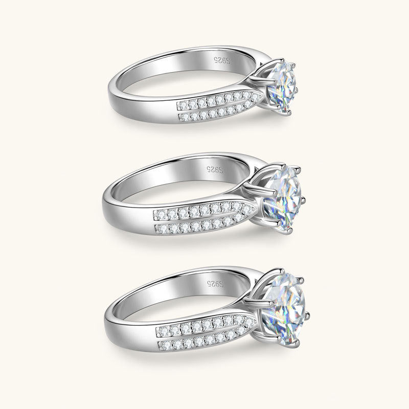 Nisreen Moissanite Ring