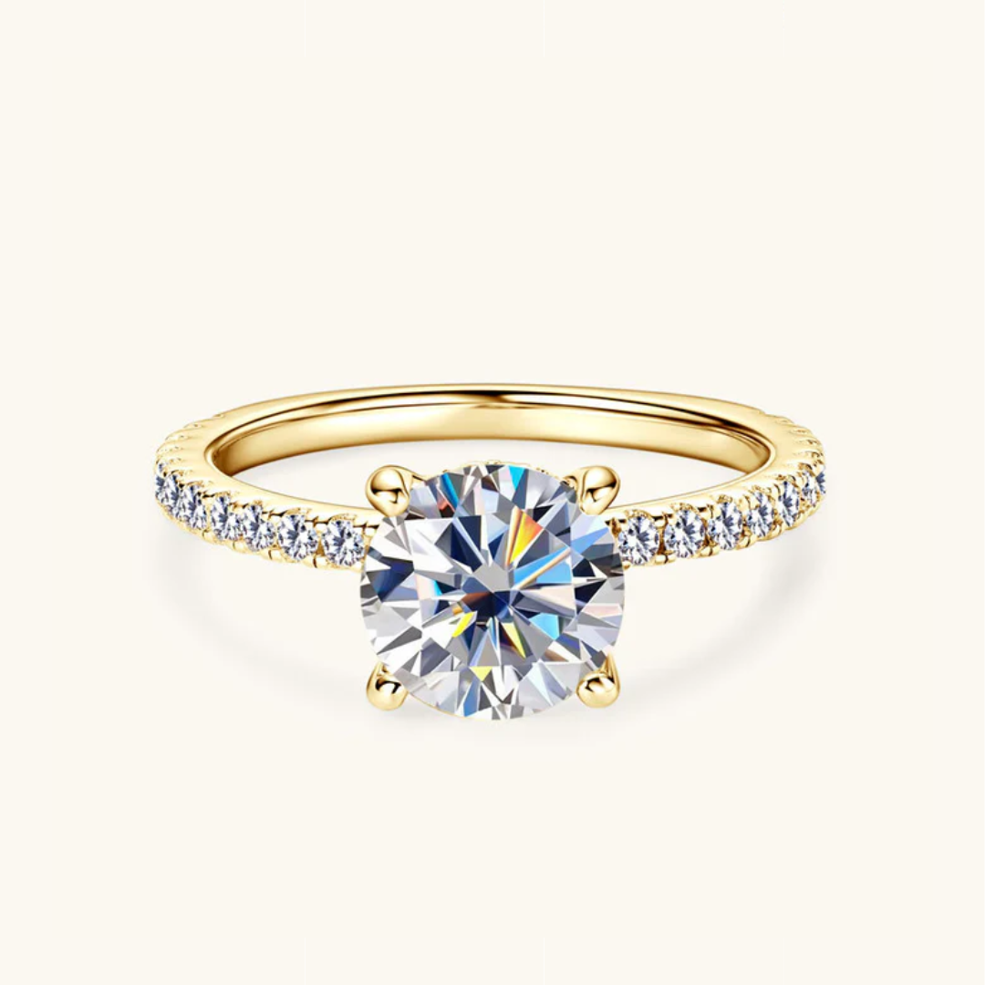 Aziza Moissanite Ring