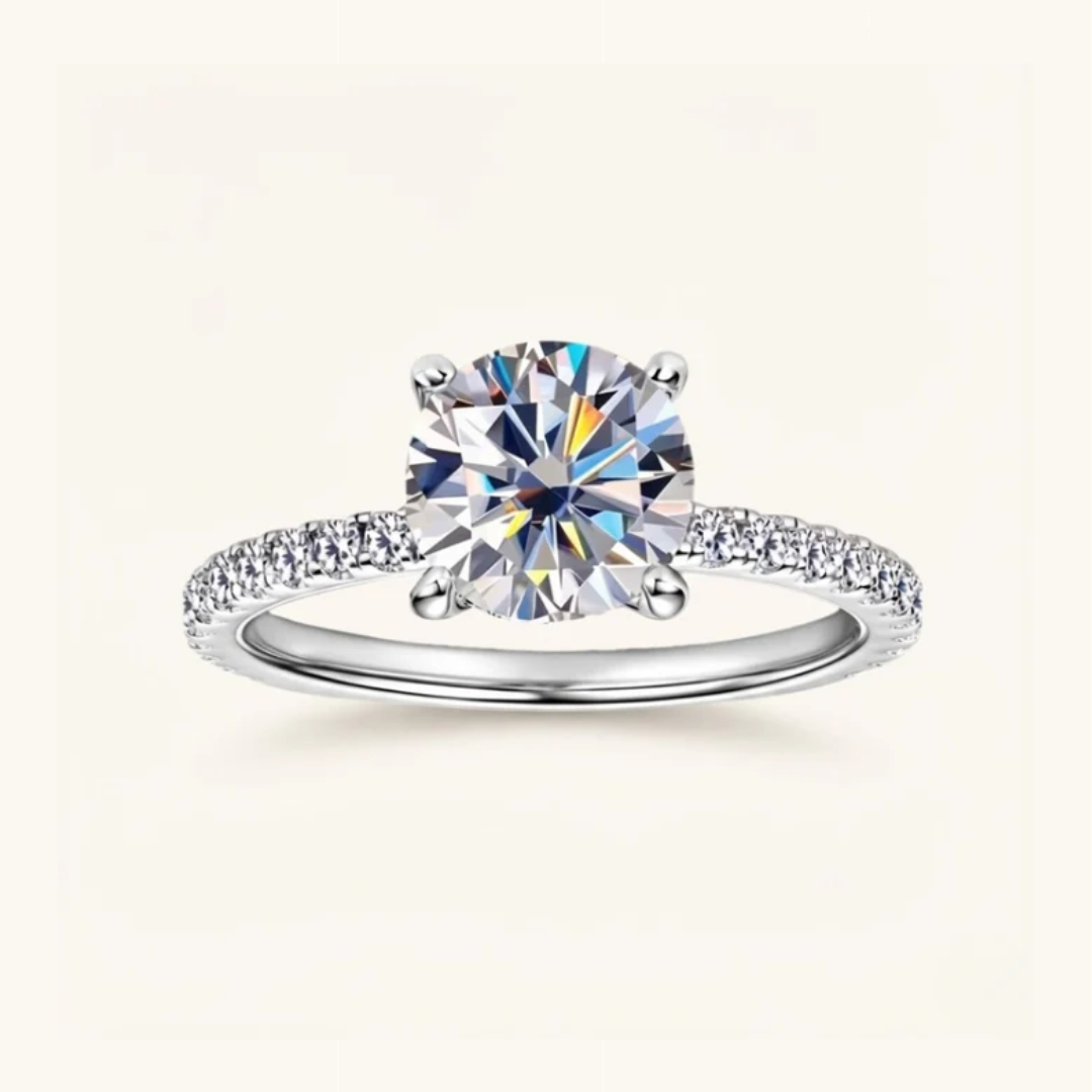 Aziza Moissanite Ring