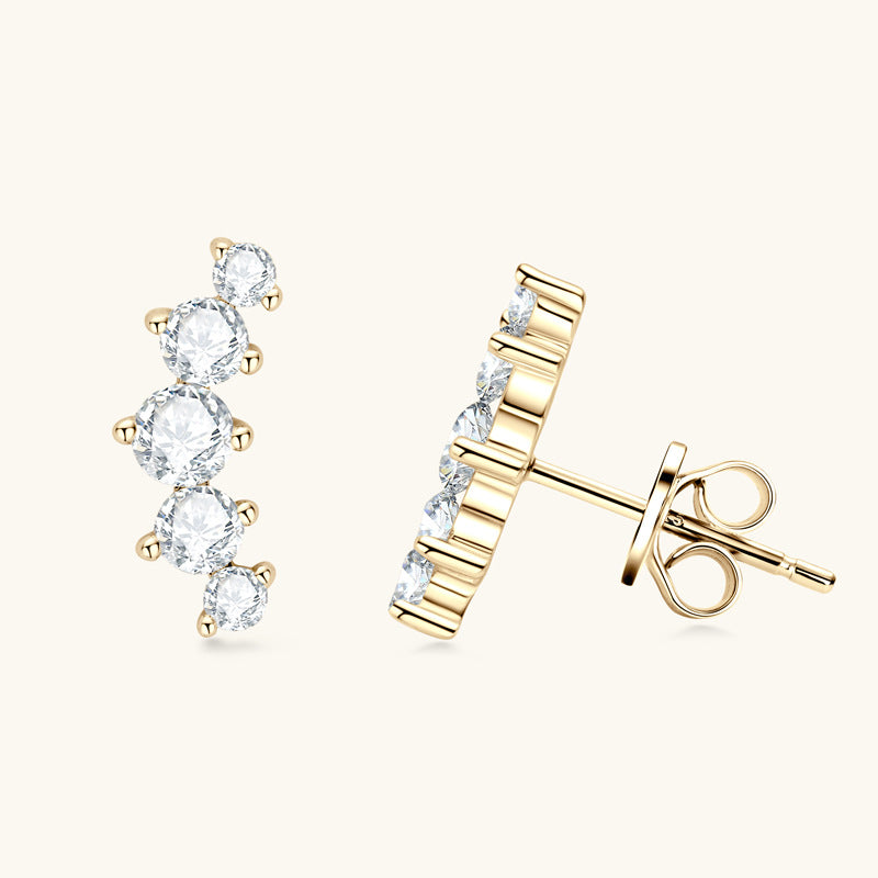 Raina Moissanite Earrings