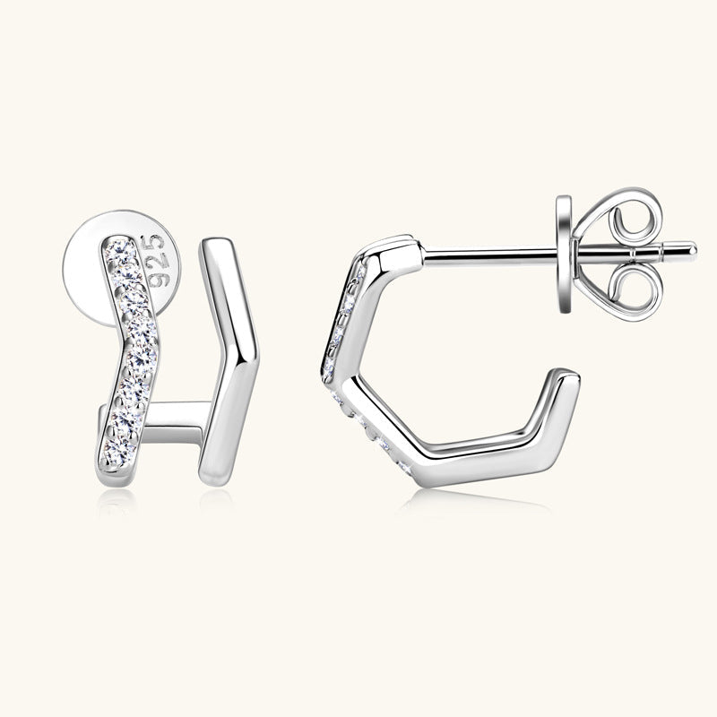 Sabreen Moissanite Earrings