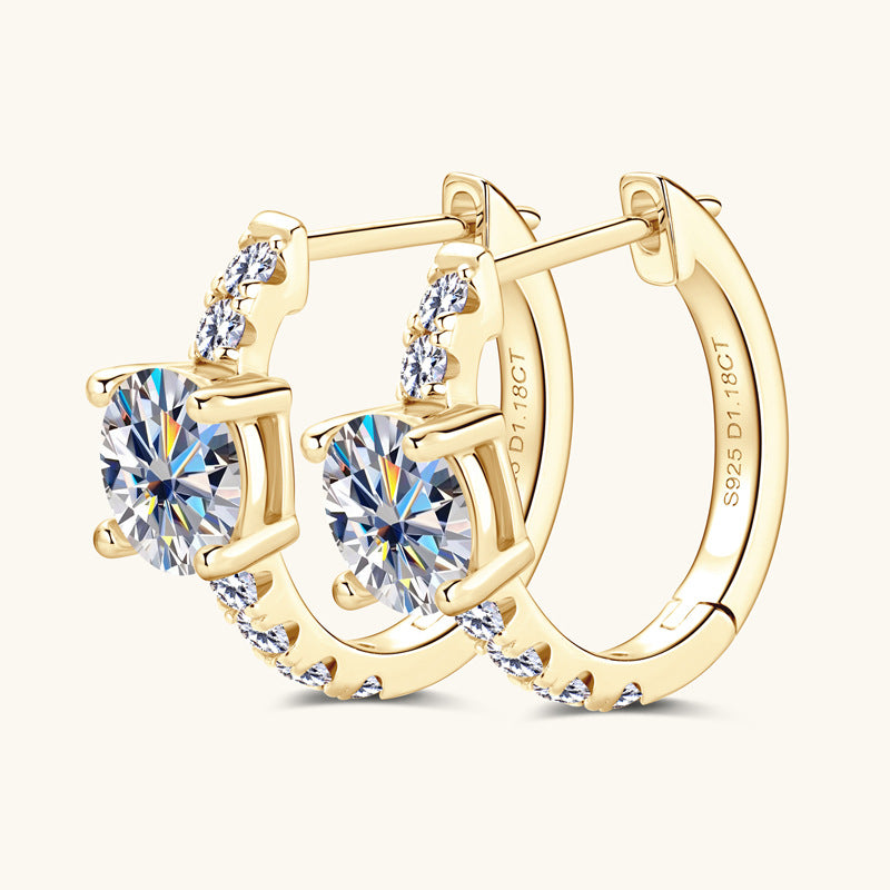 Tamadur Moissanite Earrings