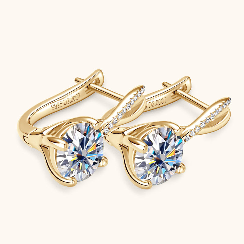 Rukan Moissanite Earrings