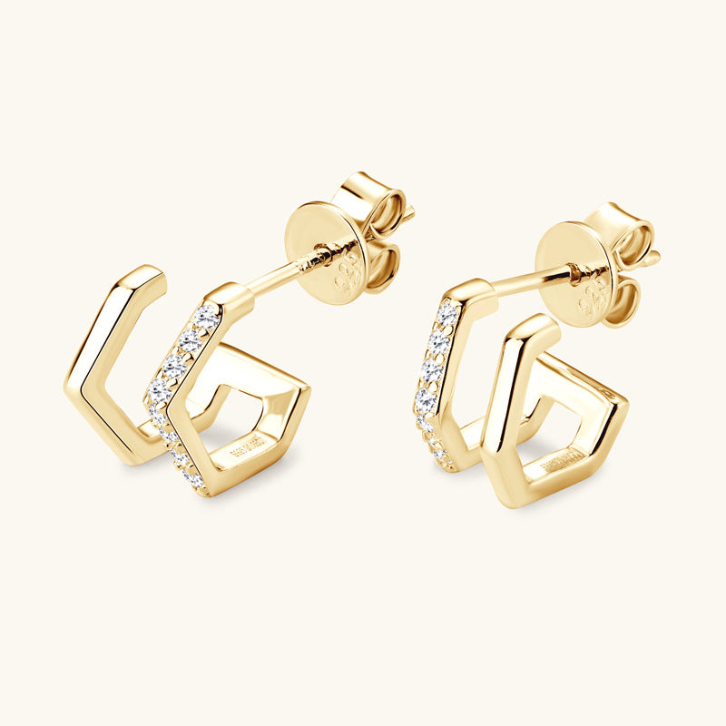 Sabreen Moissanite Earrings
