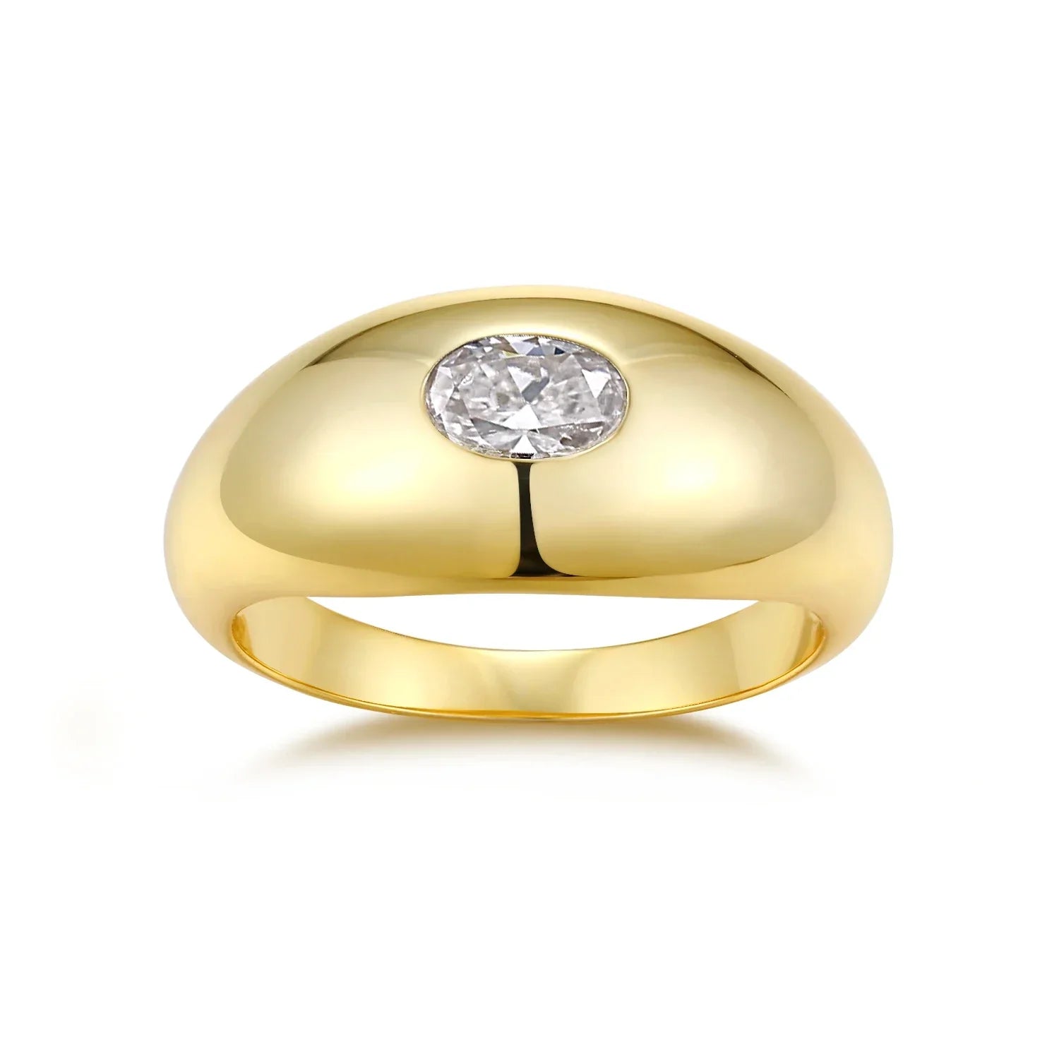 Safiya Moissanite Ring