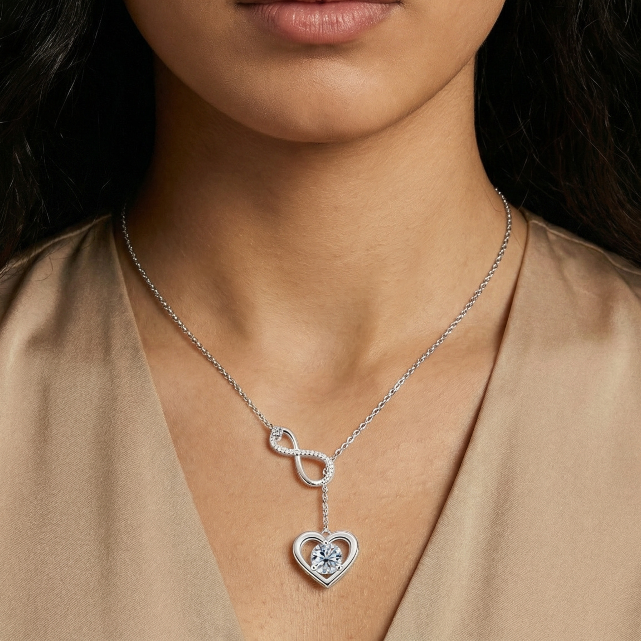 Safinaz Moissanite Necklace