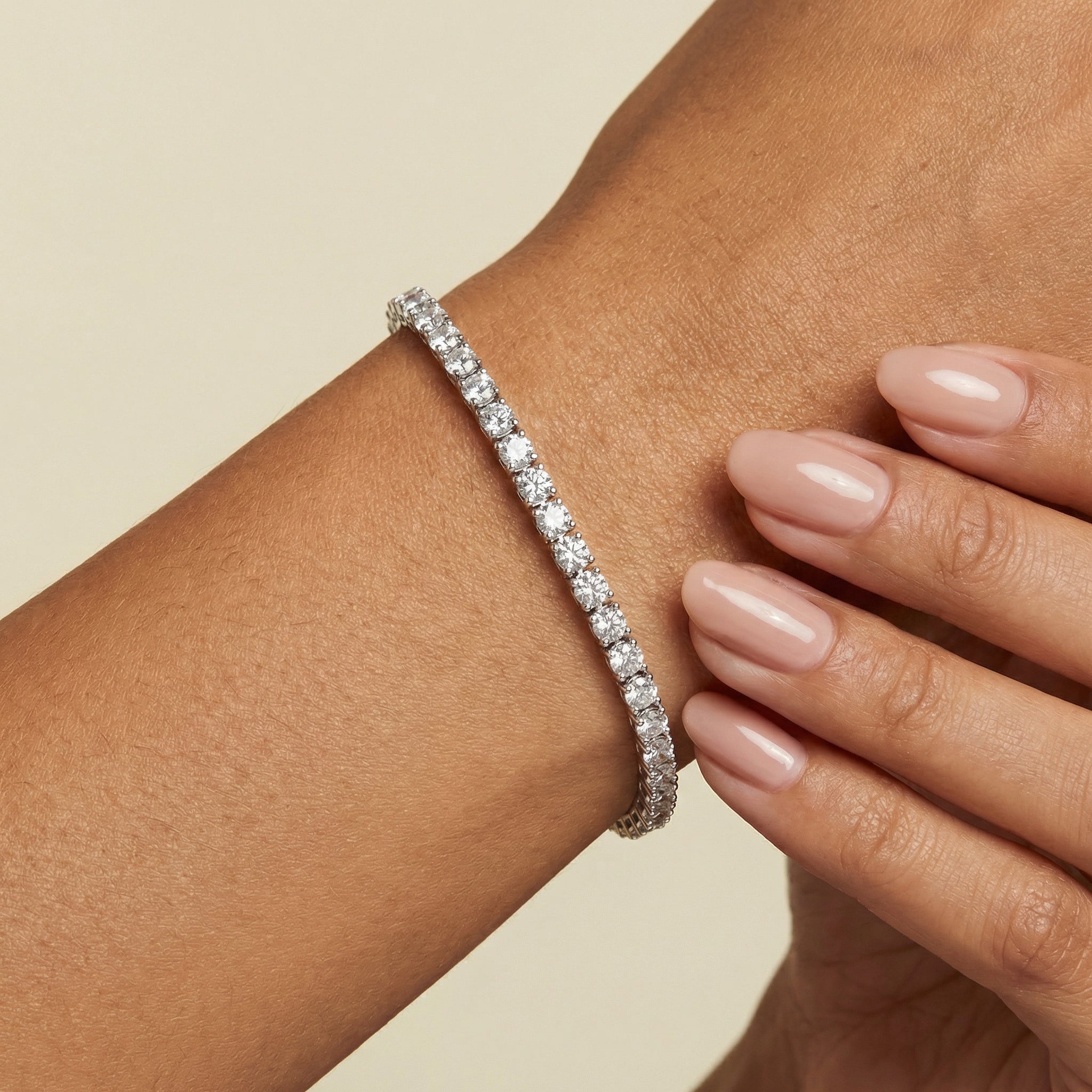 Moissanite Tennis Bracelet - 2mm