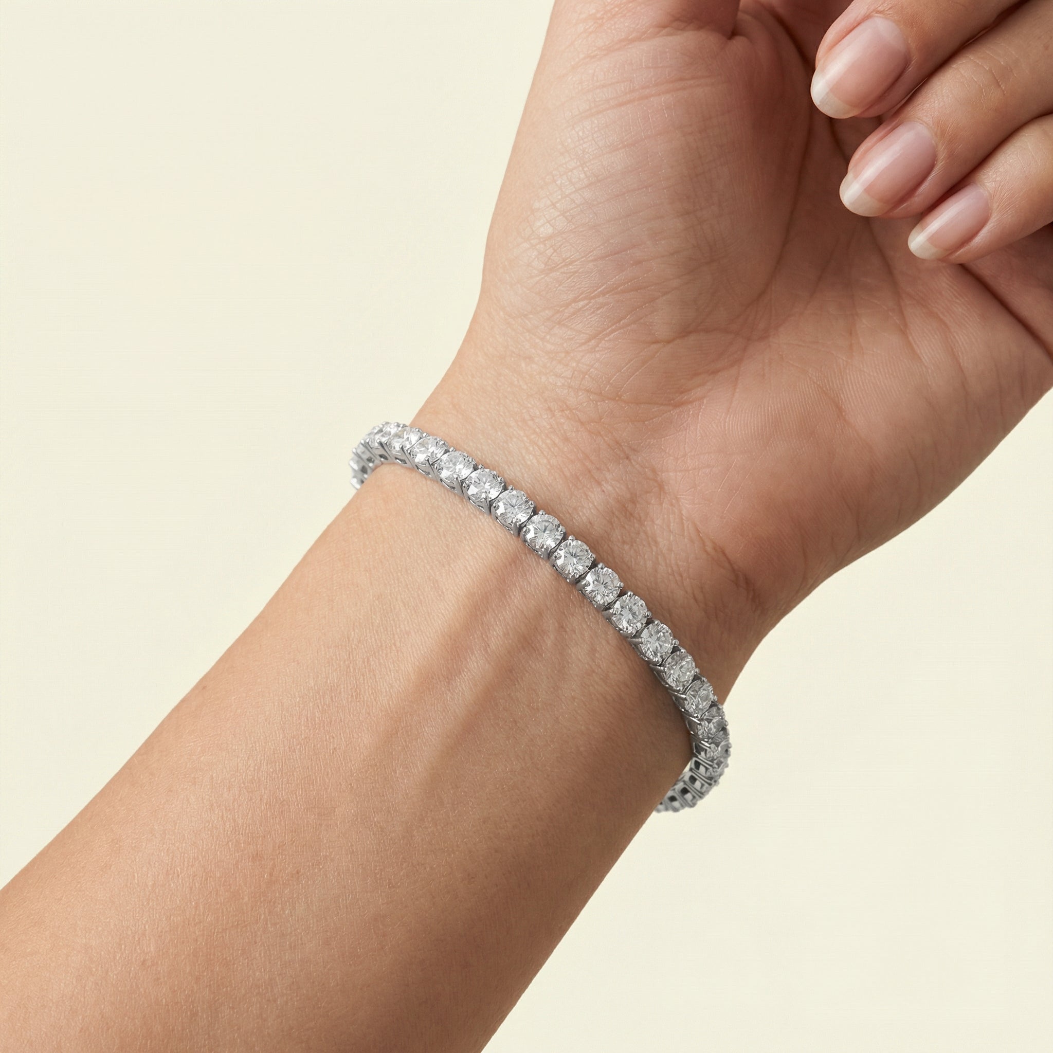 Moissanite Tennis Bracelet - 4mm