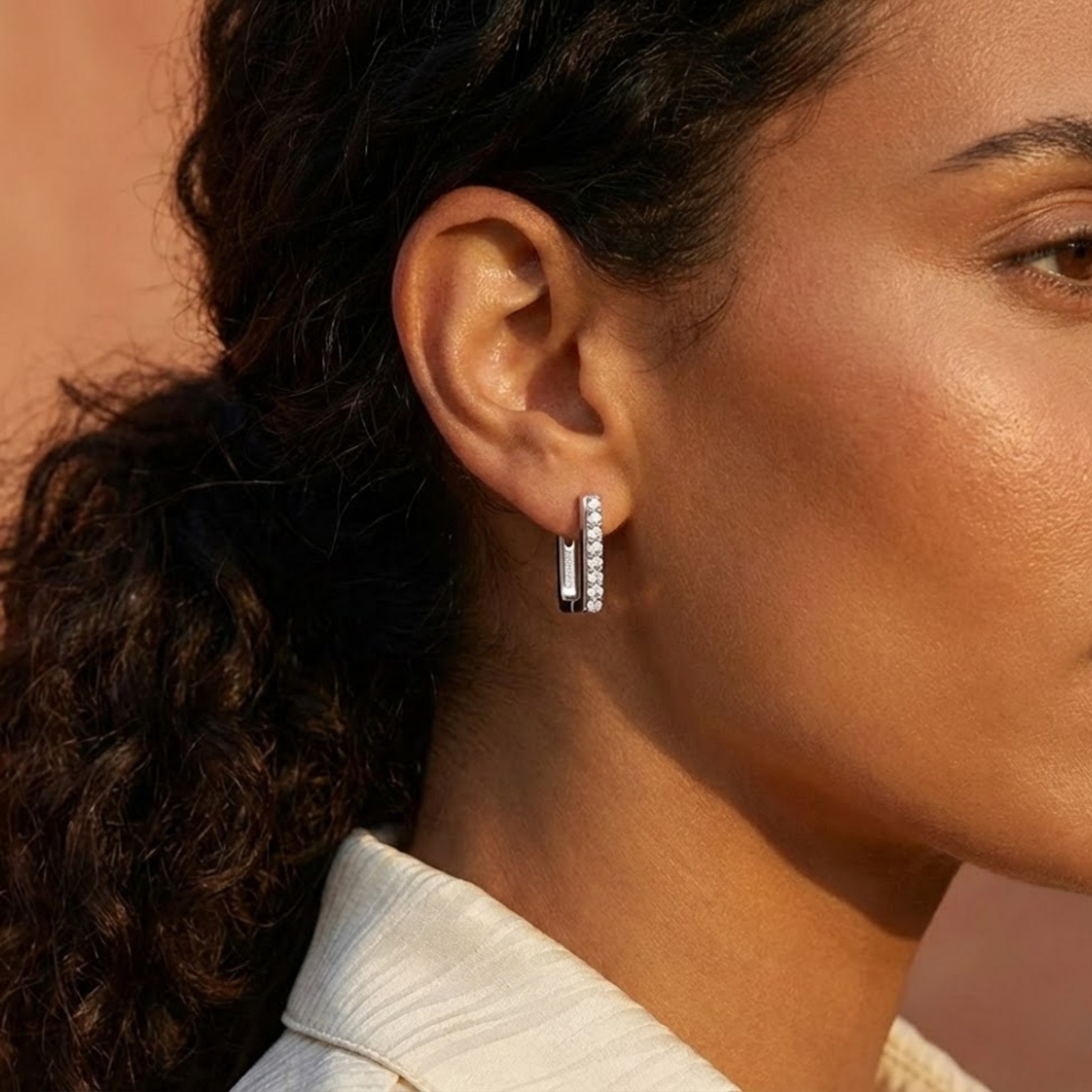 Razan Moissanite Earrings