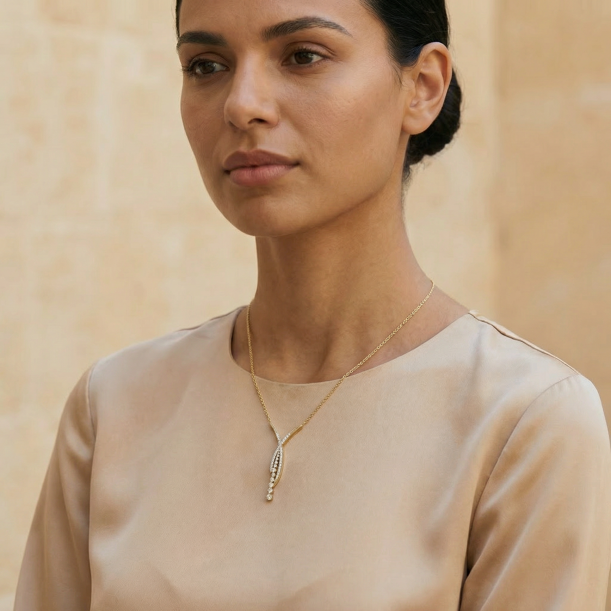 Rimaya Moissanite Necklace