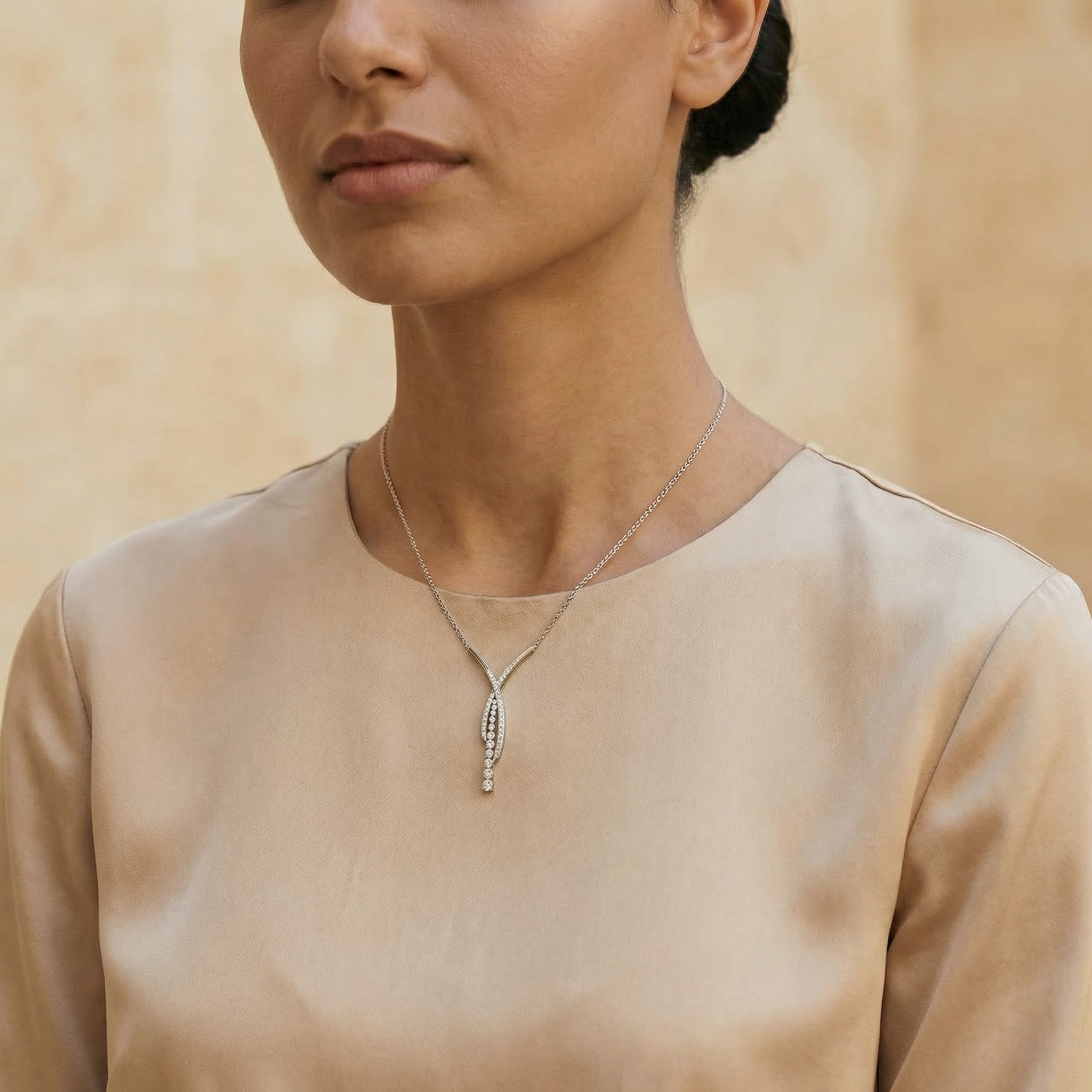 Rimaya Moissanite Necklace