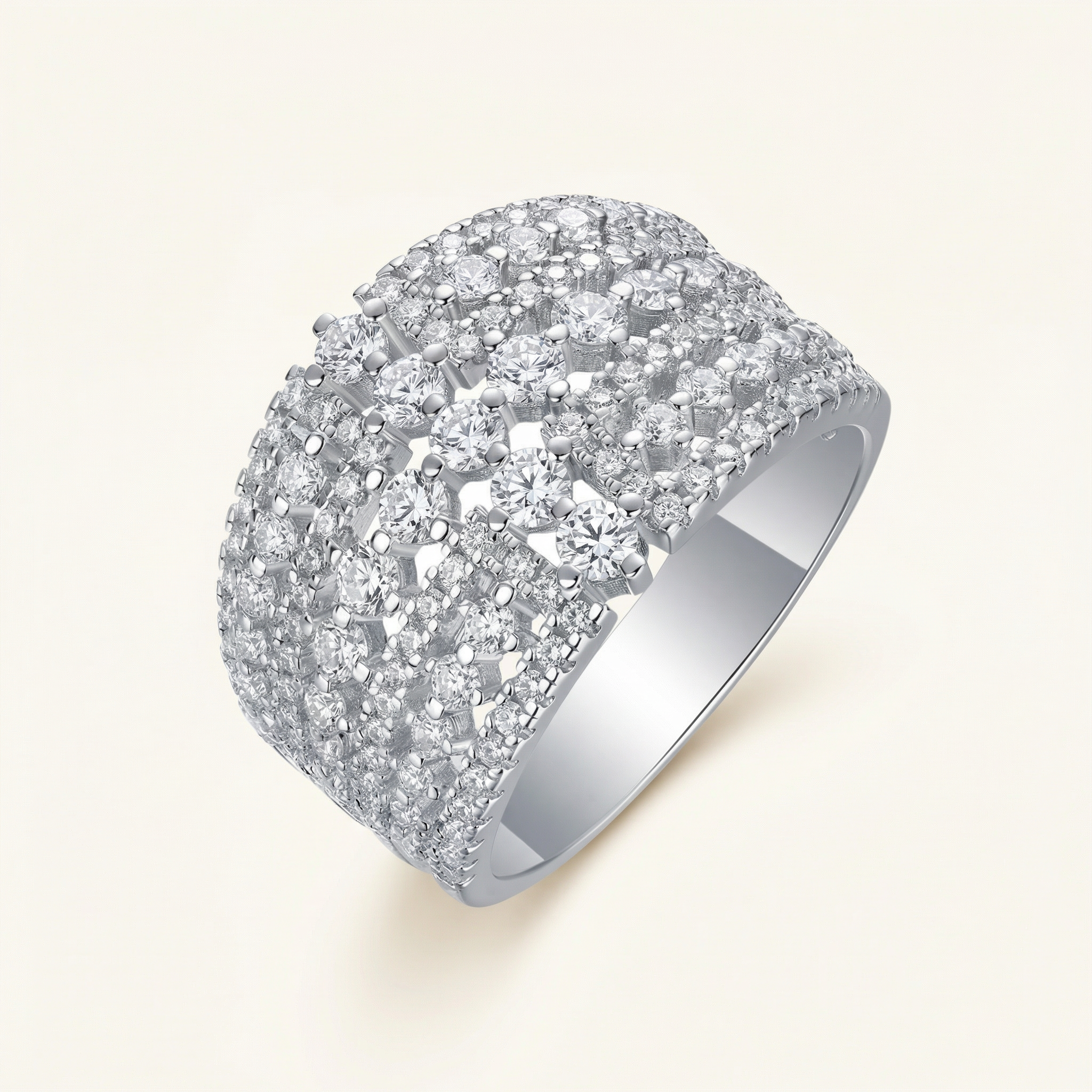 Mayada Moissanite Ring