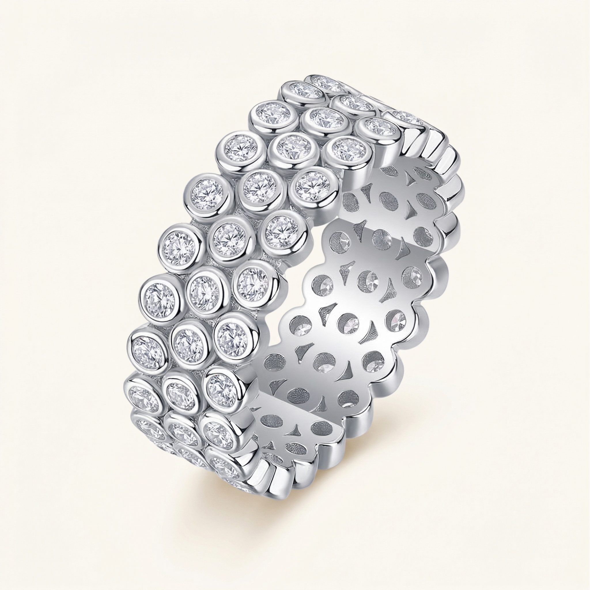 Tasneem Moissanite Ring