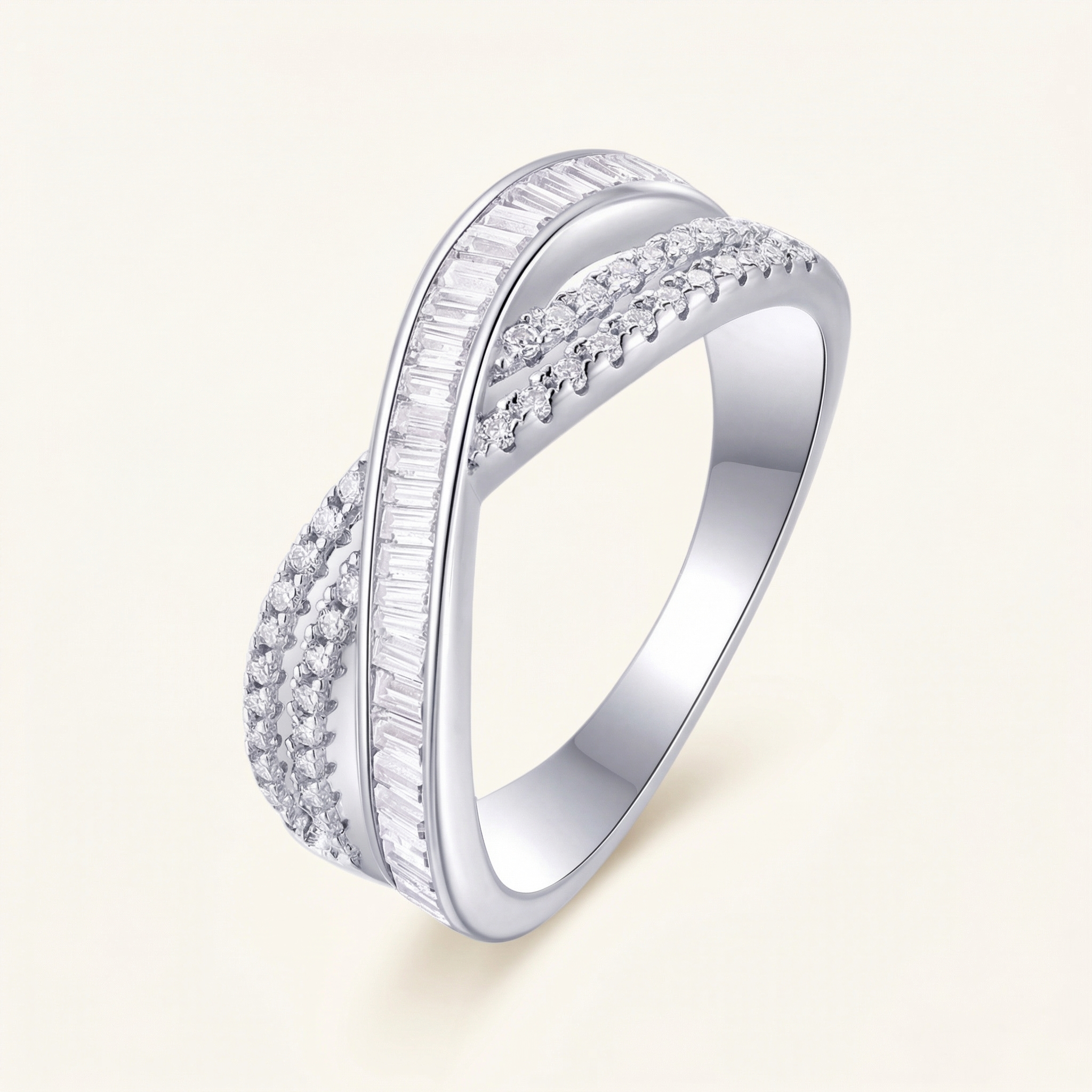 Nada Moissanite Ring