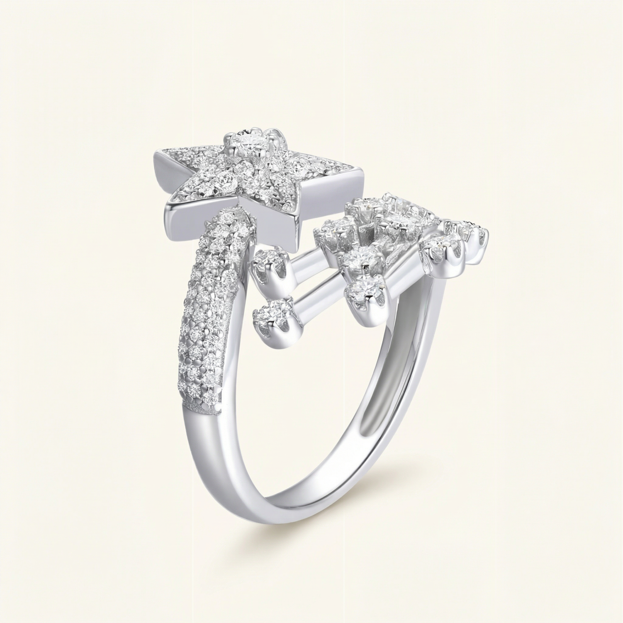 Wafa Moissanite Ring