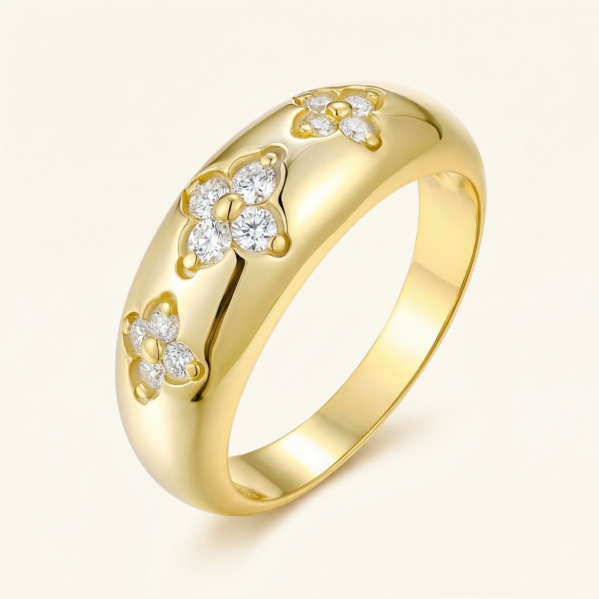 Hadeel Moissanite Ring