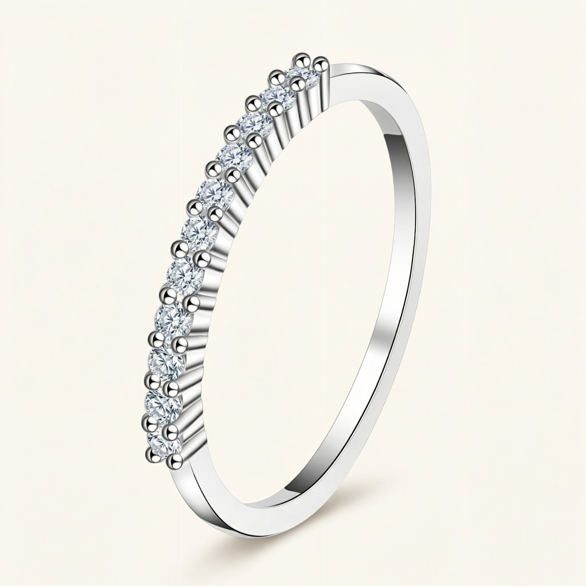 Nayla Moissanite Ring
