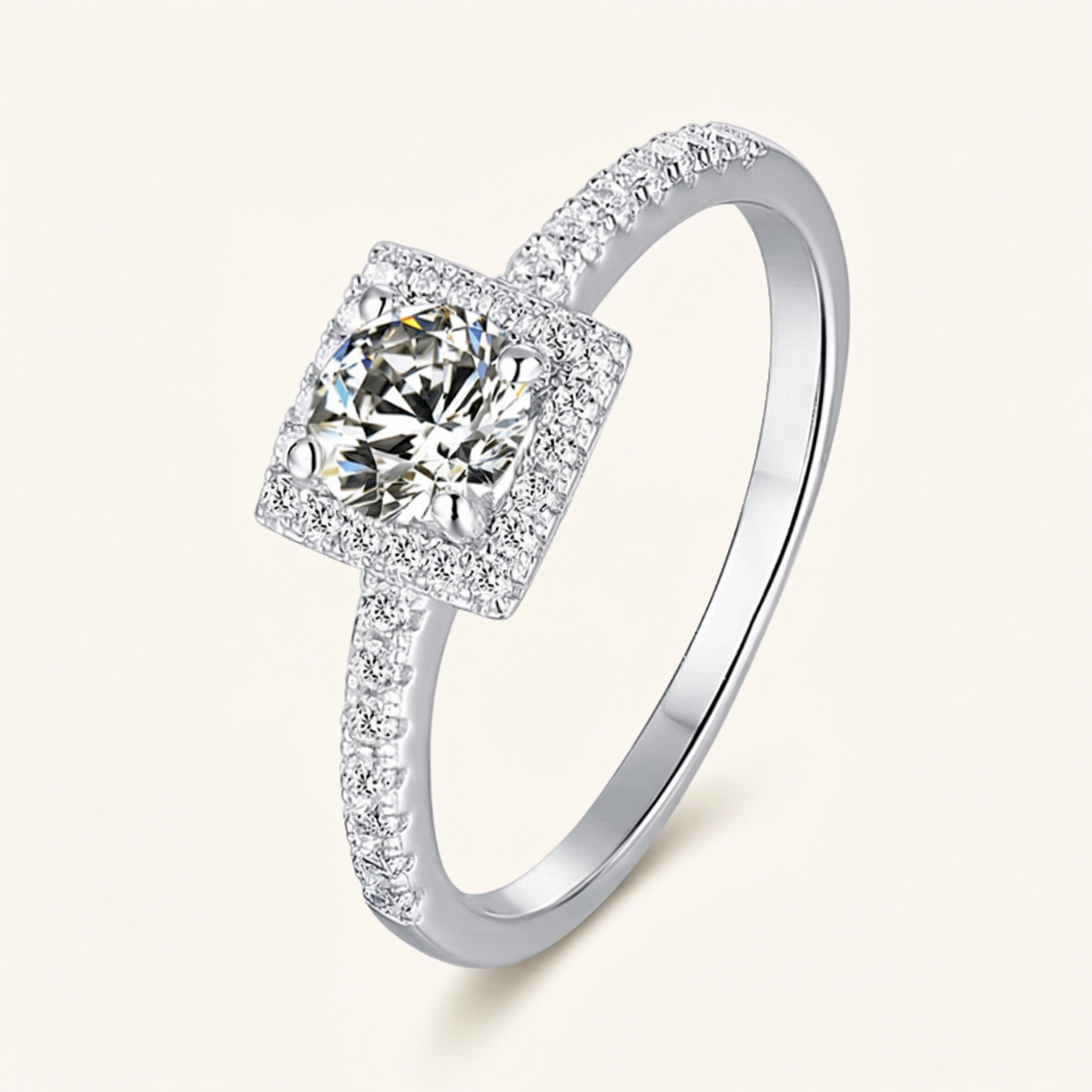 Ibtihal Moissanite Ring