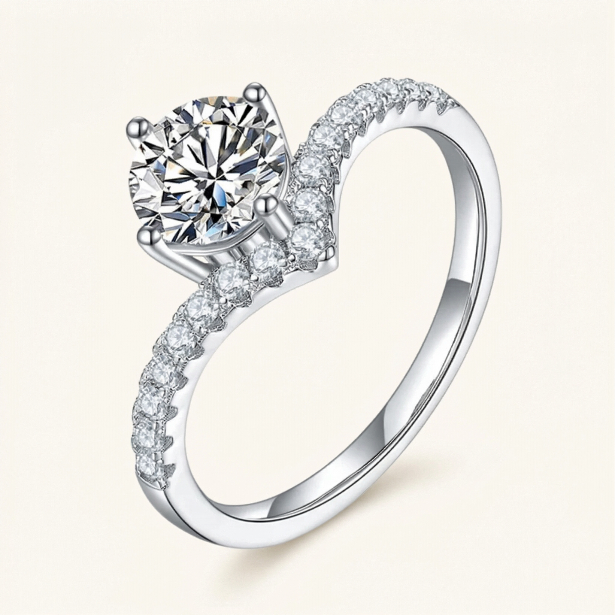 Jana Moissanite Ring