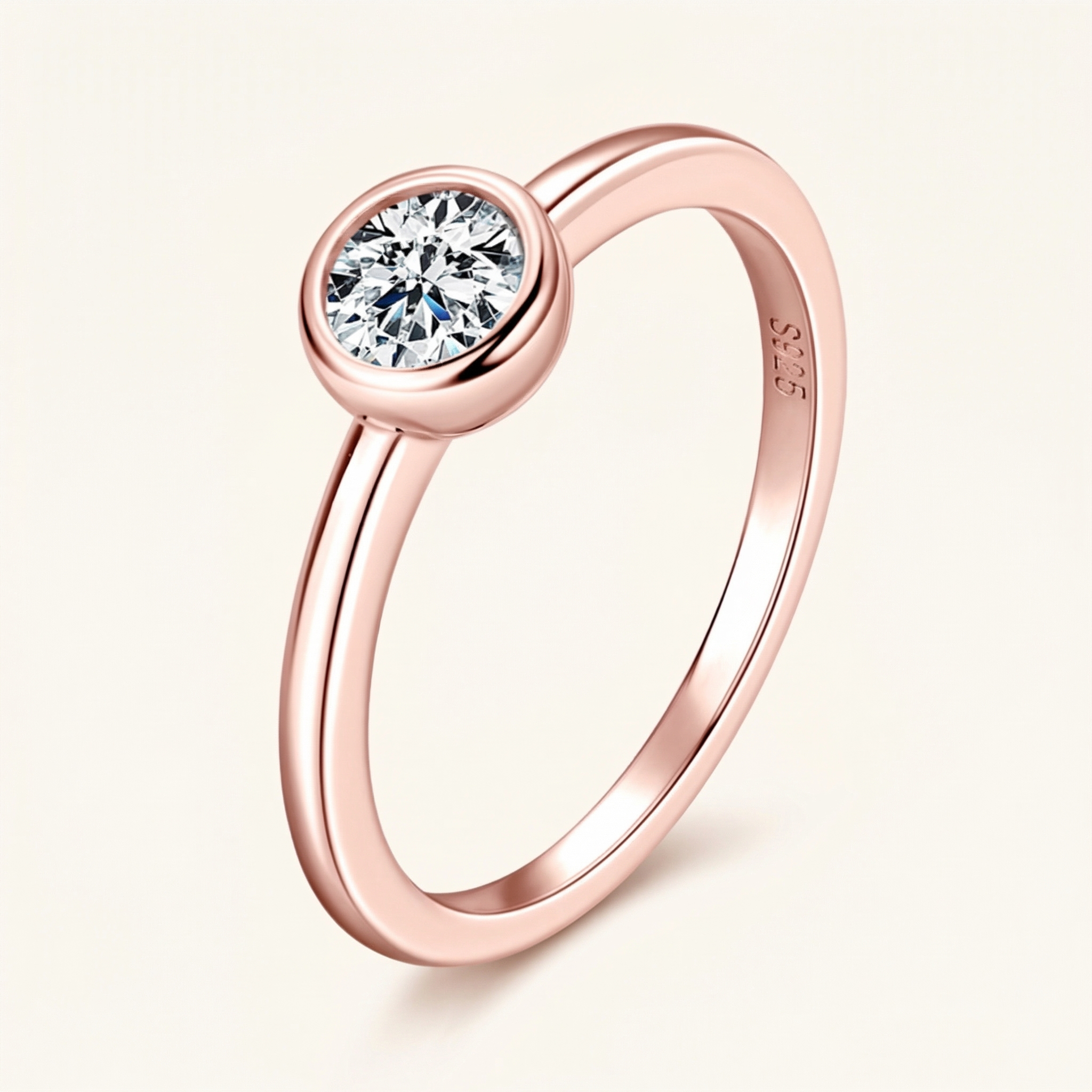 Inas Moissanite Ring